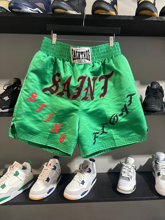 Saint Michael Green Boxing Shorts