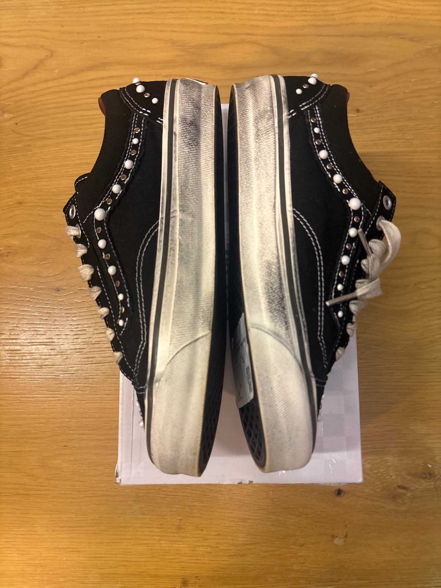 Otw vans black used size 8