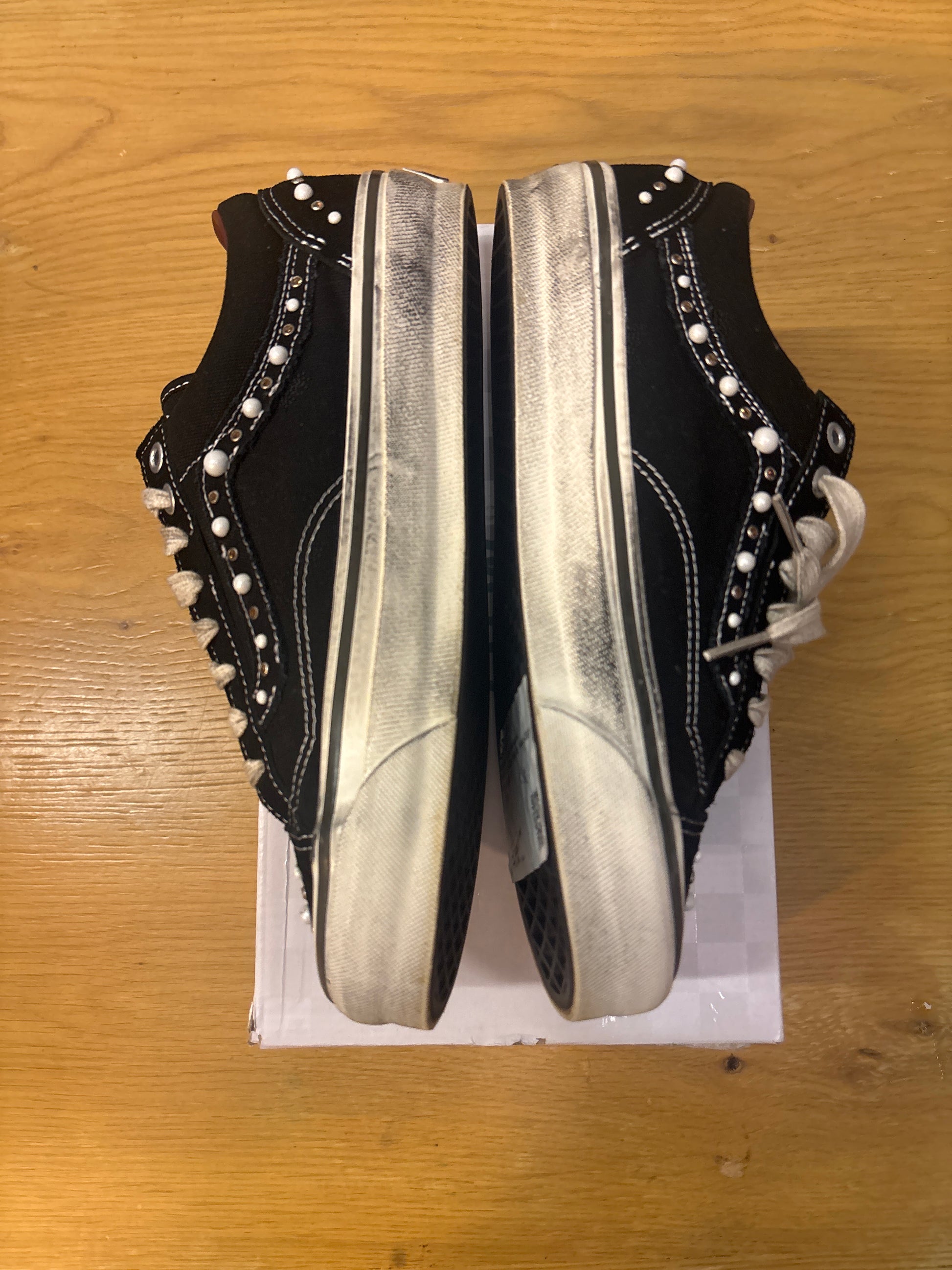 Otw vans black used size 8