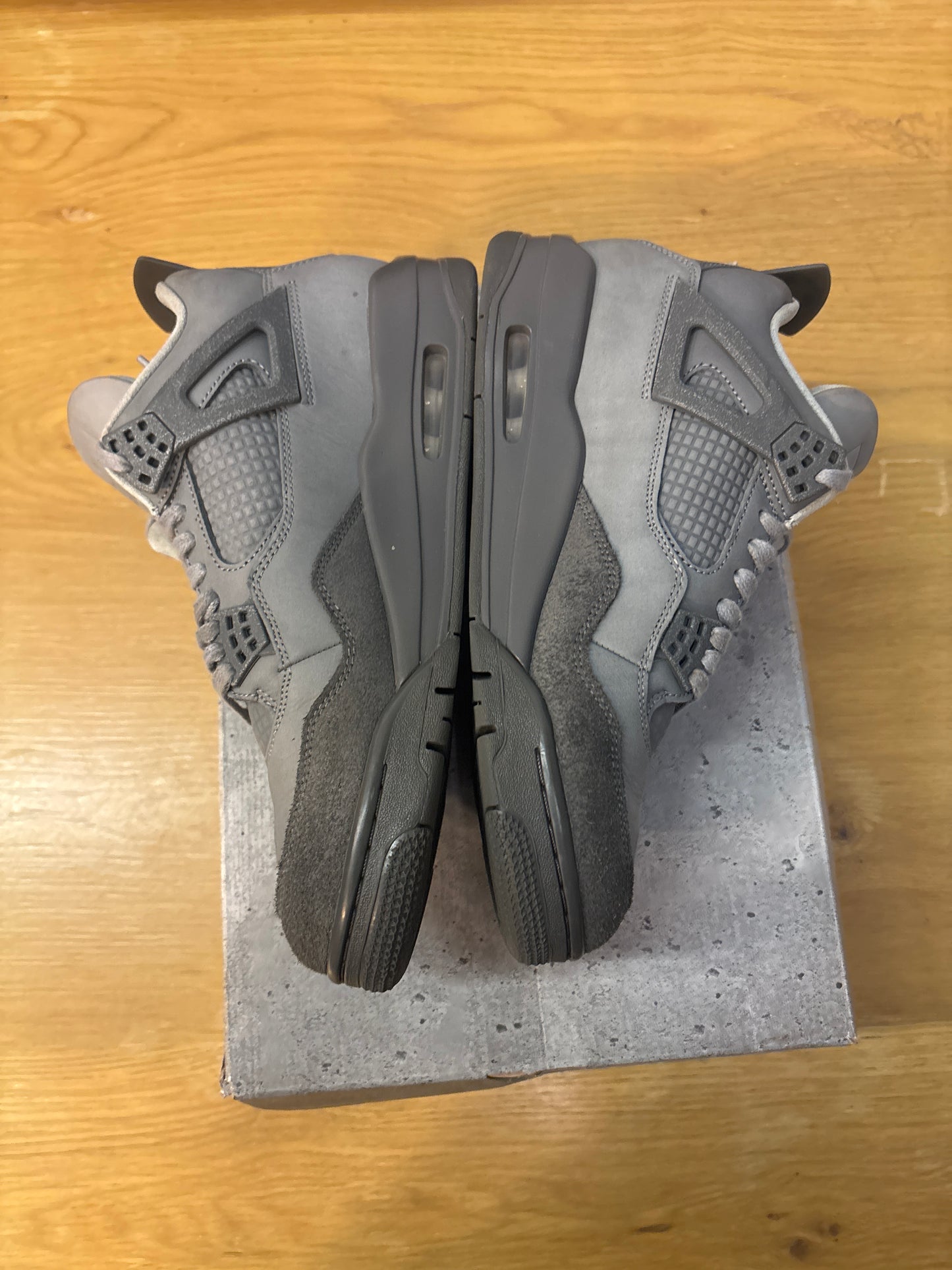 JORDAN 4 WET CEMENT USED SZ 9.5