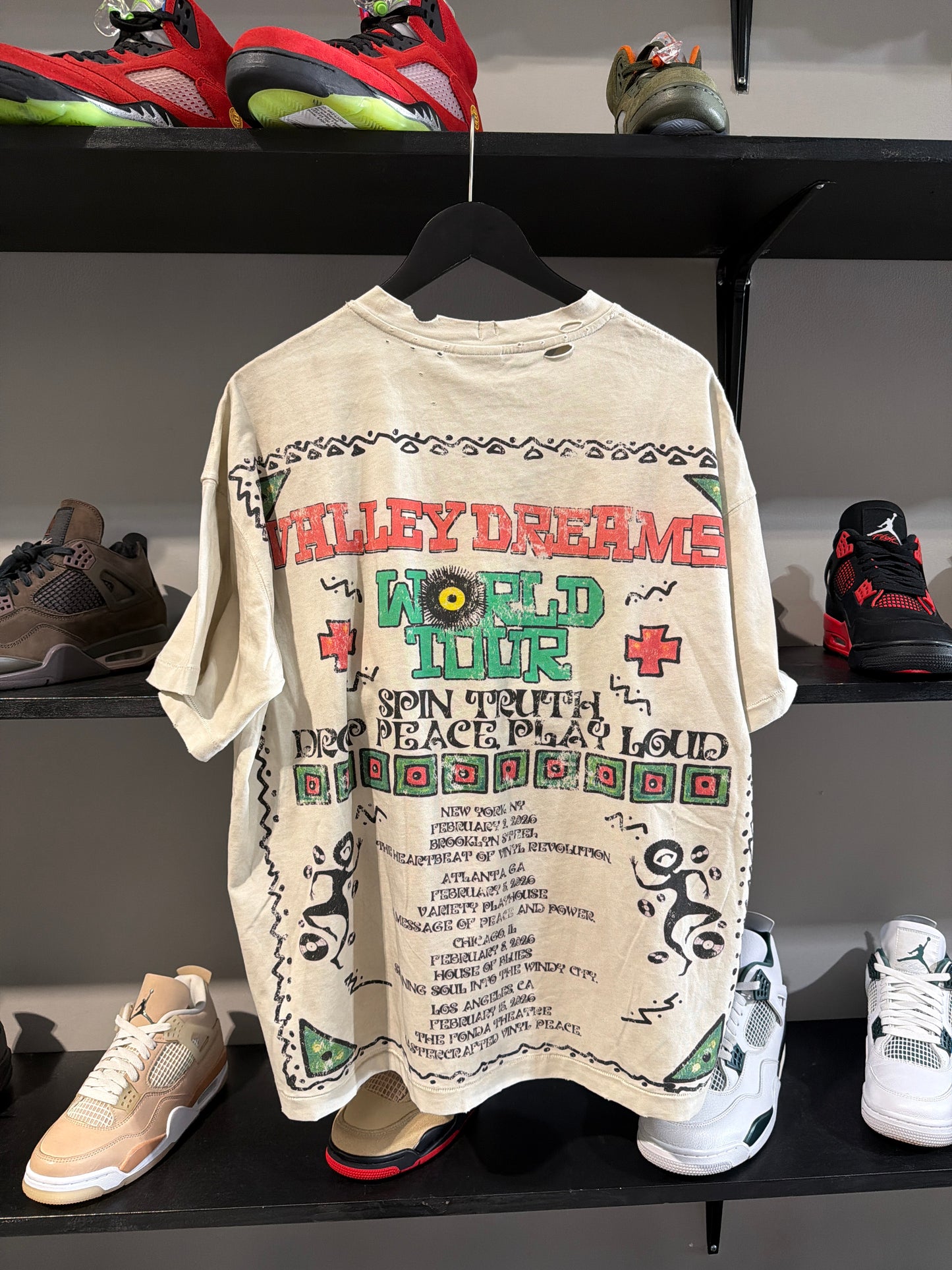 Vale Rocket Rhinestone Tee Cream