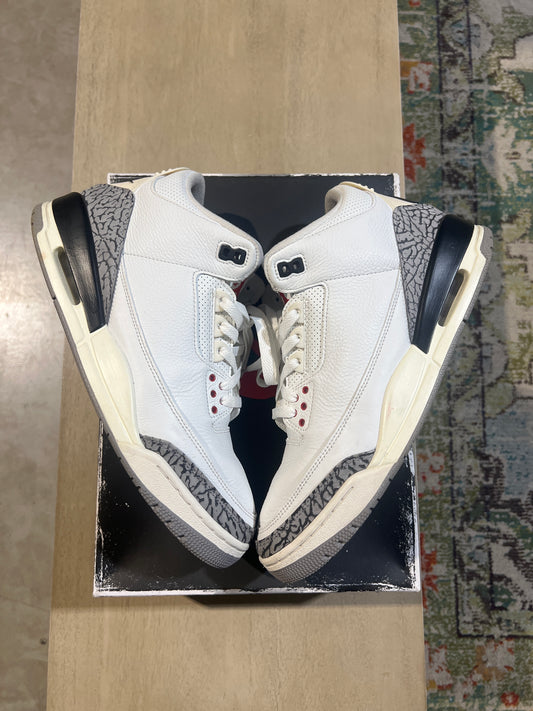 Jordan 3 White cement reimagined used sz 11.5