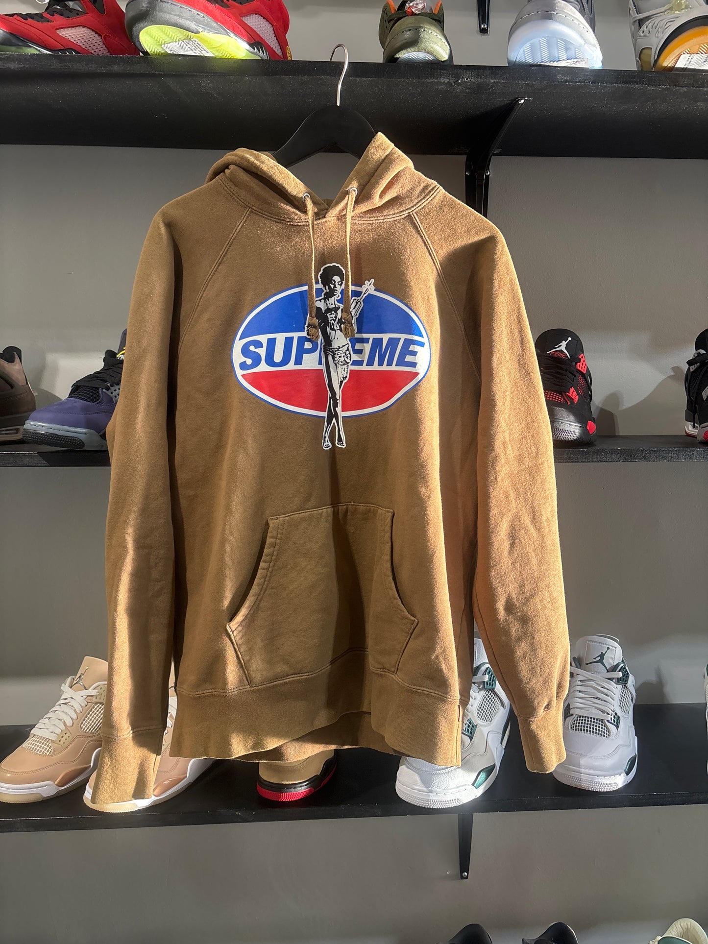 Supreme Hysteric Glamour Brown Hoodie