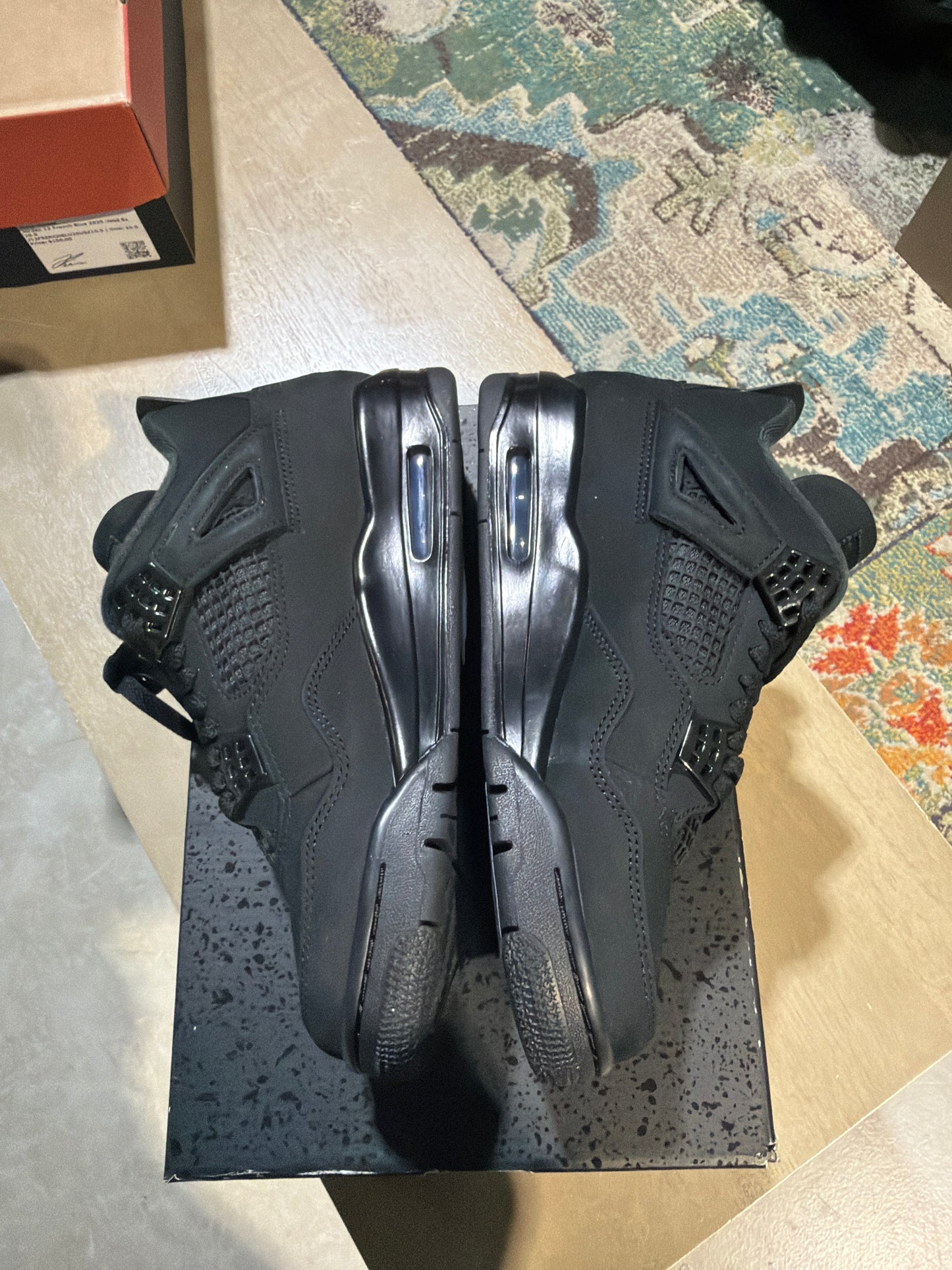 Jordan 4 Black Cat used Sz 8