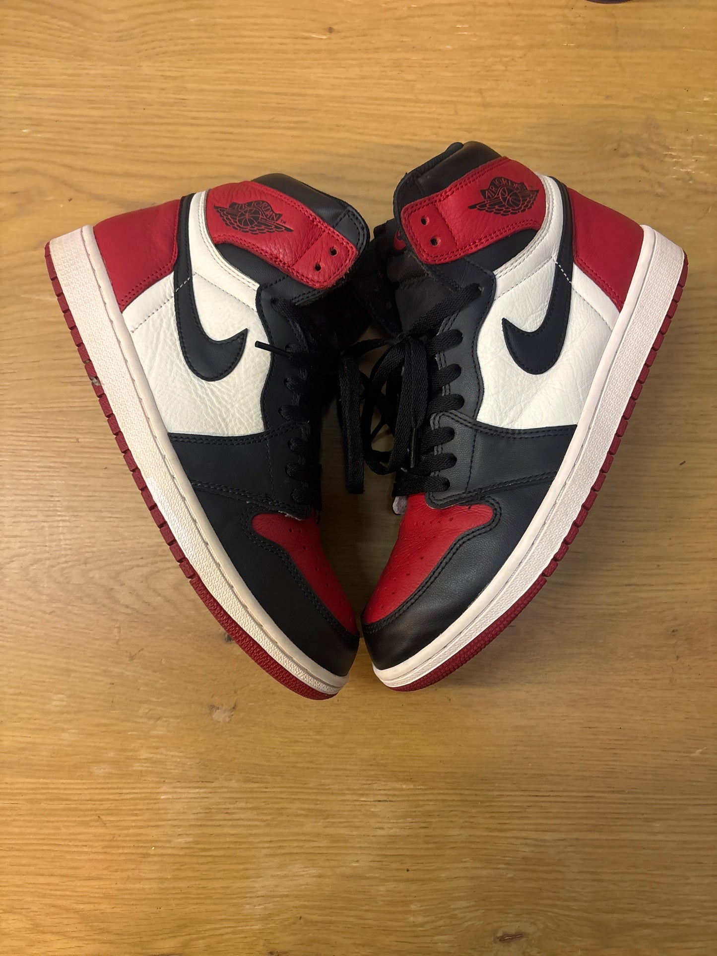 Jordan1 bred toe used 10.5