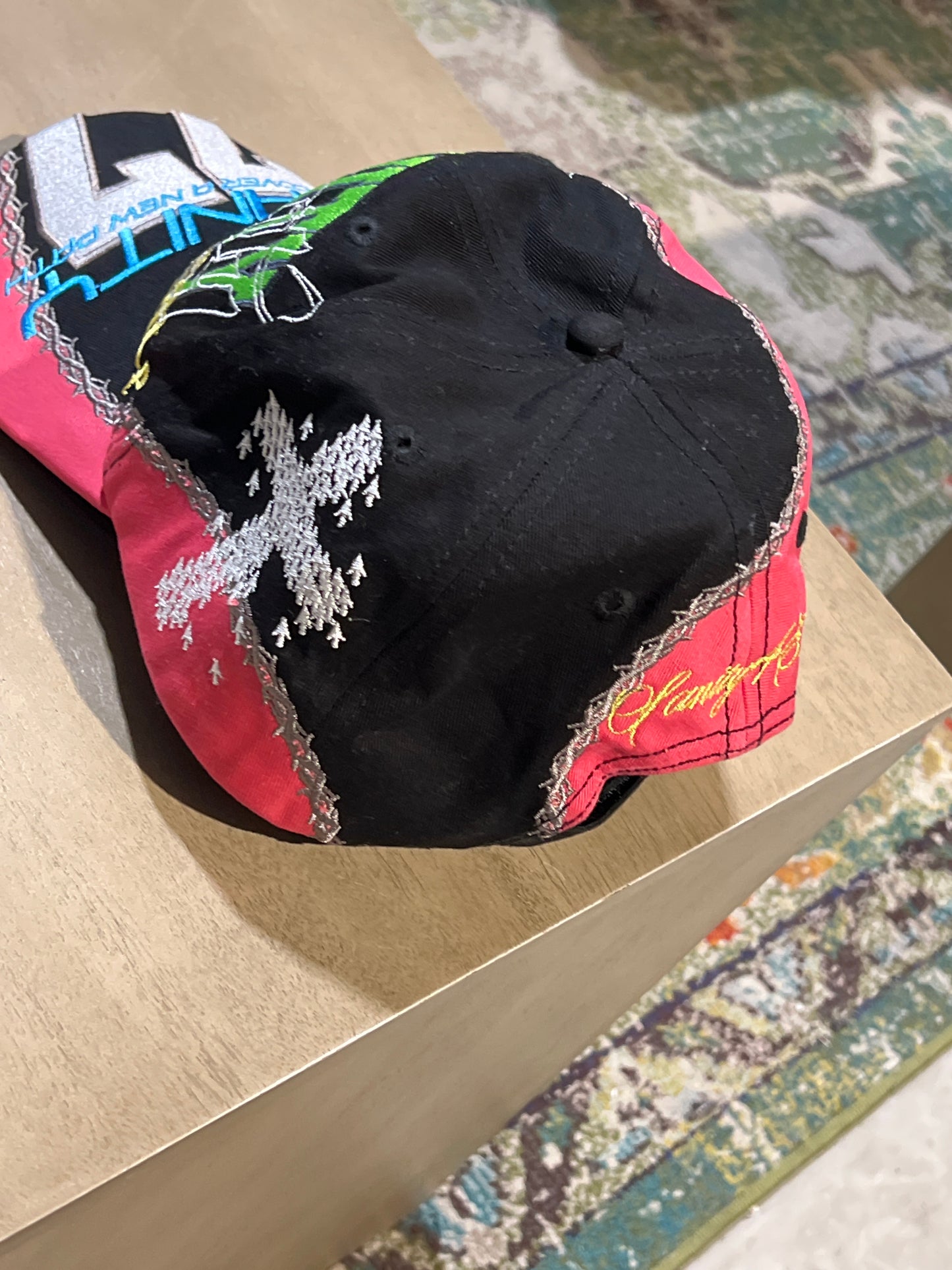 Sanity 4ever pink and black hat