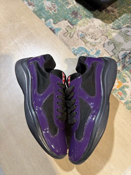 PRADA CUP PURPLE/BLACK SZ 6.5 NB