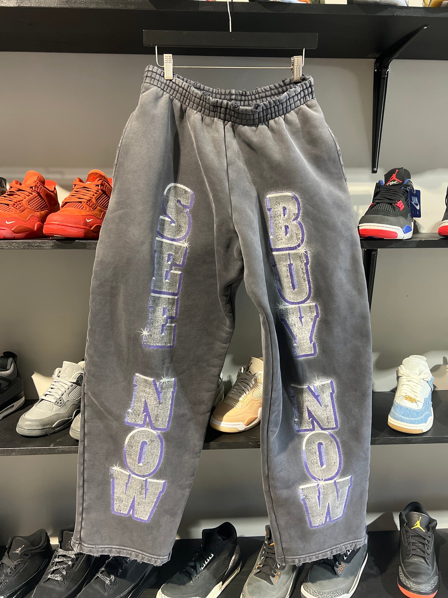Balenciaga See Now Buy Now Sweats Black