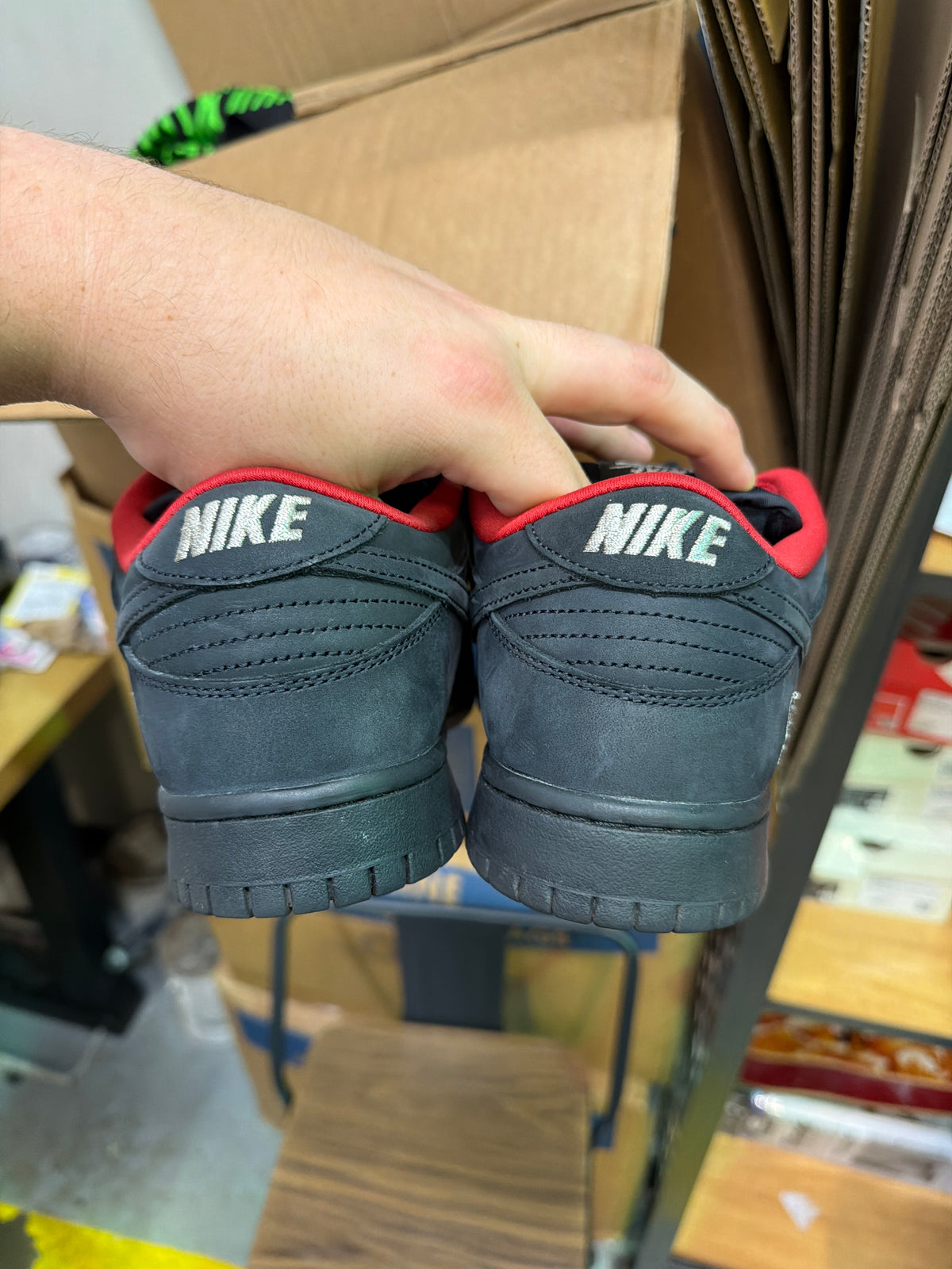 Nike Supreme SB Low 94 Black Sz 10 NB