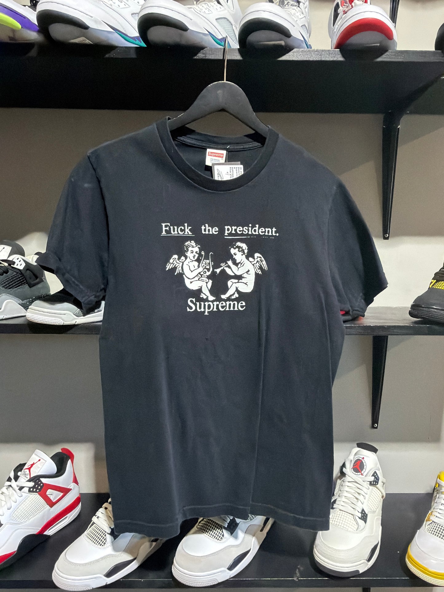 Supreme Fck The President Black Sz M