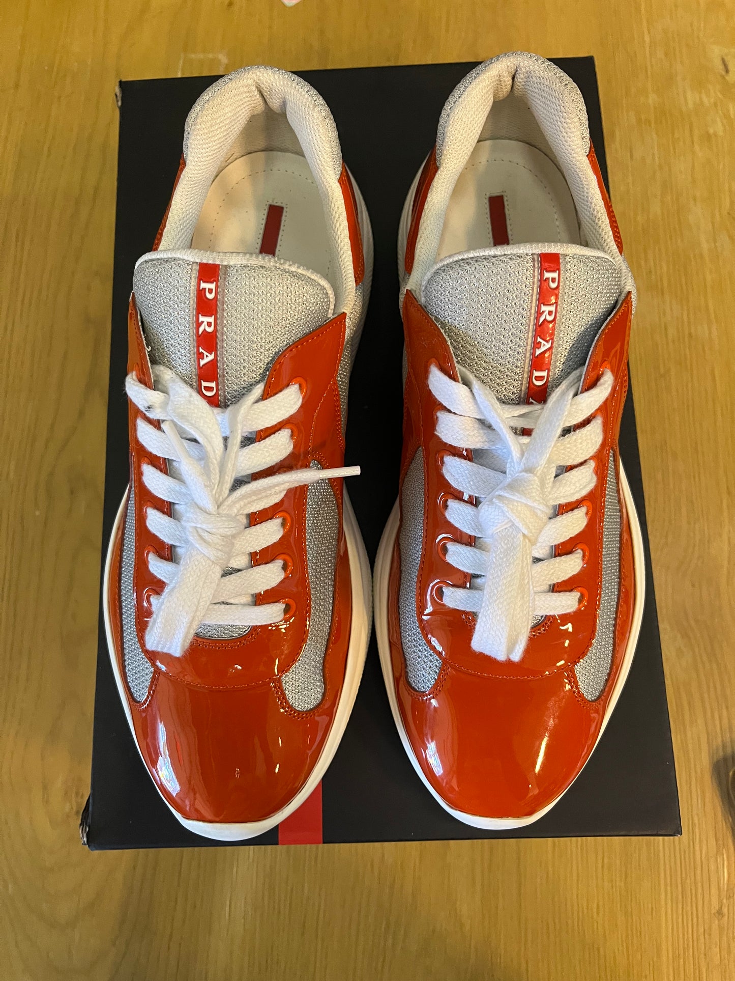 Prada Americas Cup Orange Silver Used