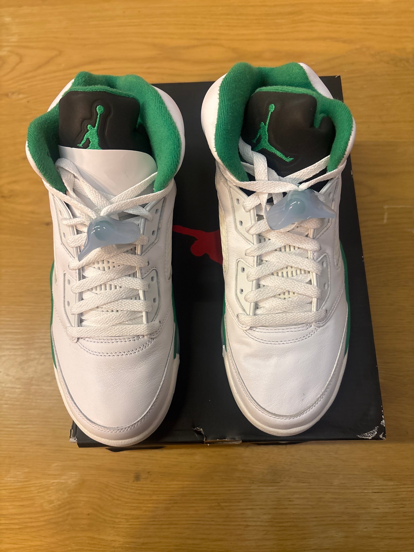 WMNS JORDAN 5 LUCKY GREENUSED SZ 10W (1)