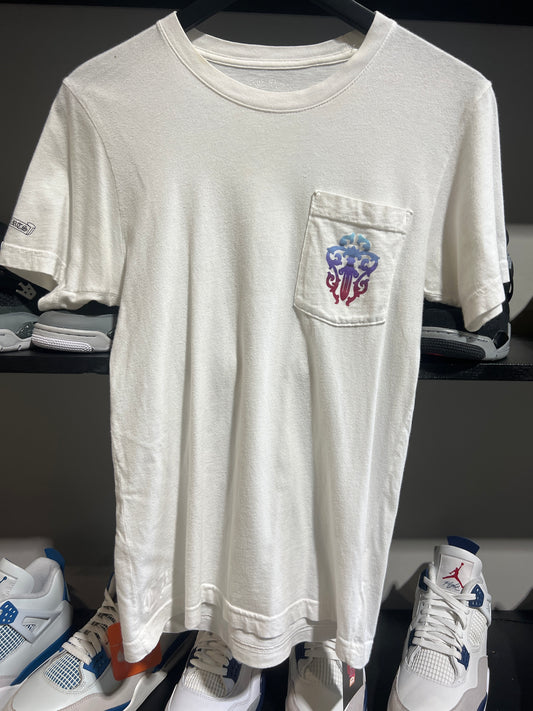 Chrome Hearts Gradient White Purple Tee