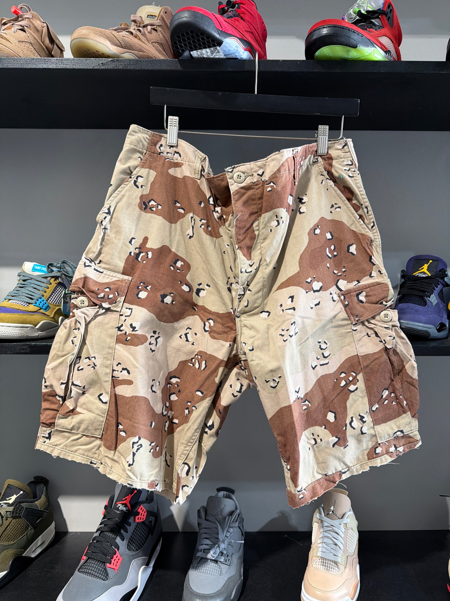 Vintage Army Desert Camo Shorts