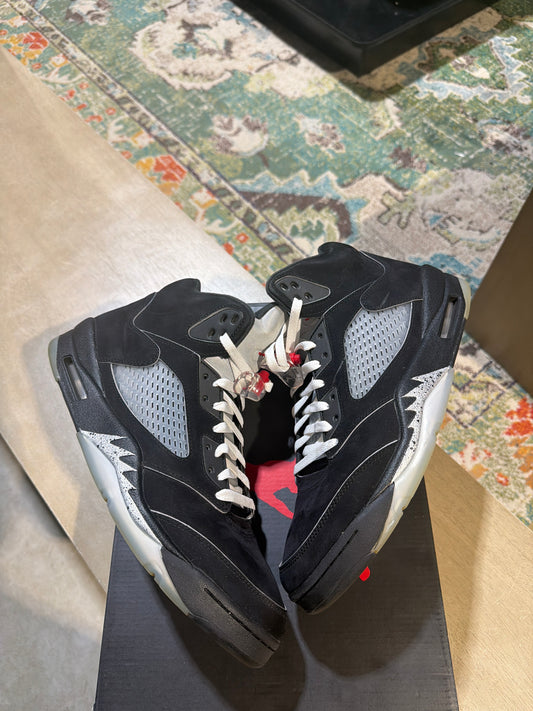 Jordan 5 Black Metallic Used Sz 12 (1)