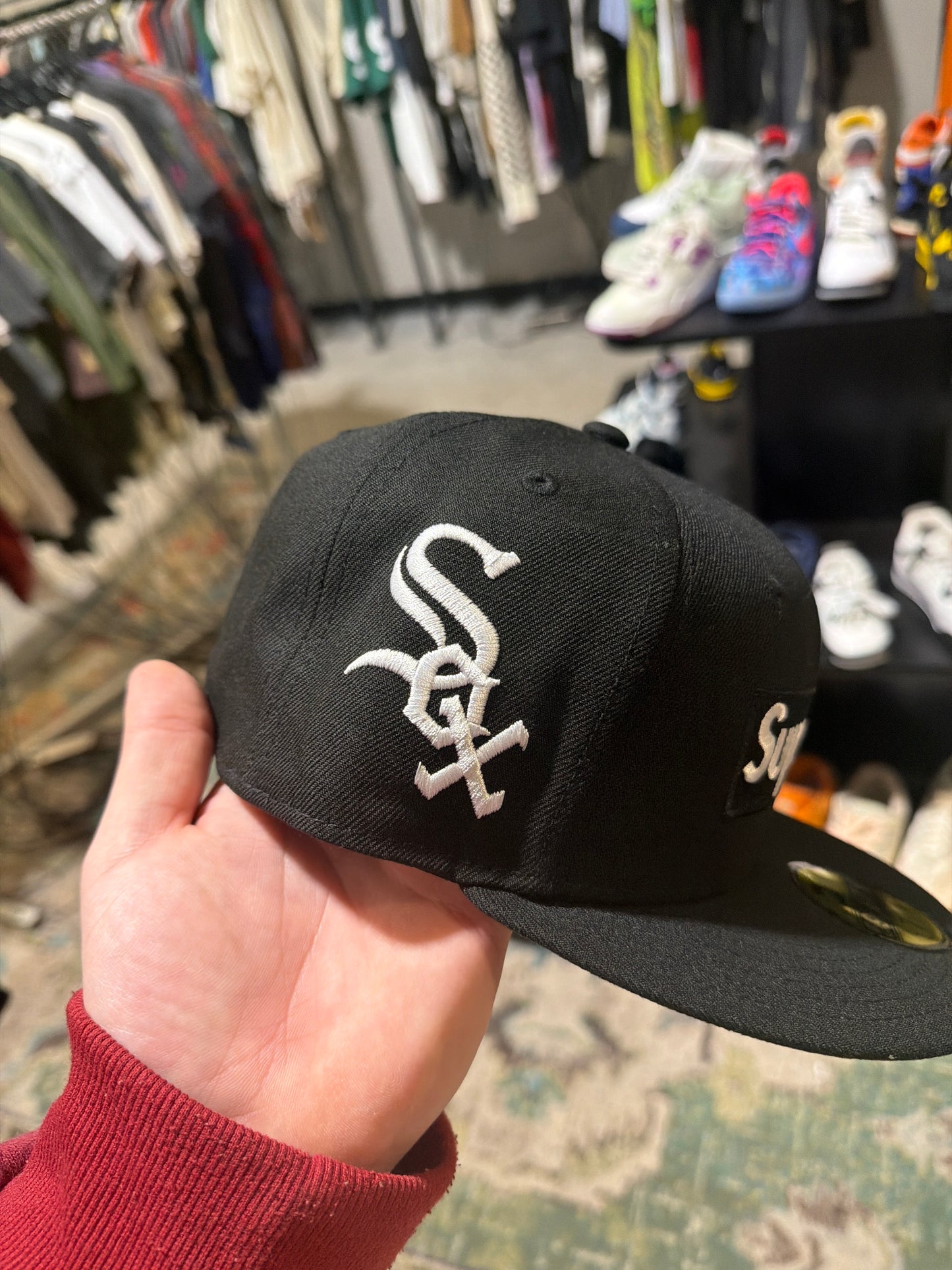 Supreme Chi Whitesox Box Logo Fitted