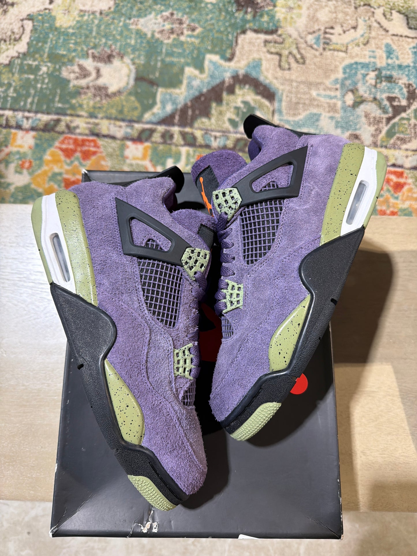 WMNS JORDAN 4 CANYON PURPLE USED SZ 11w