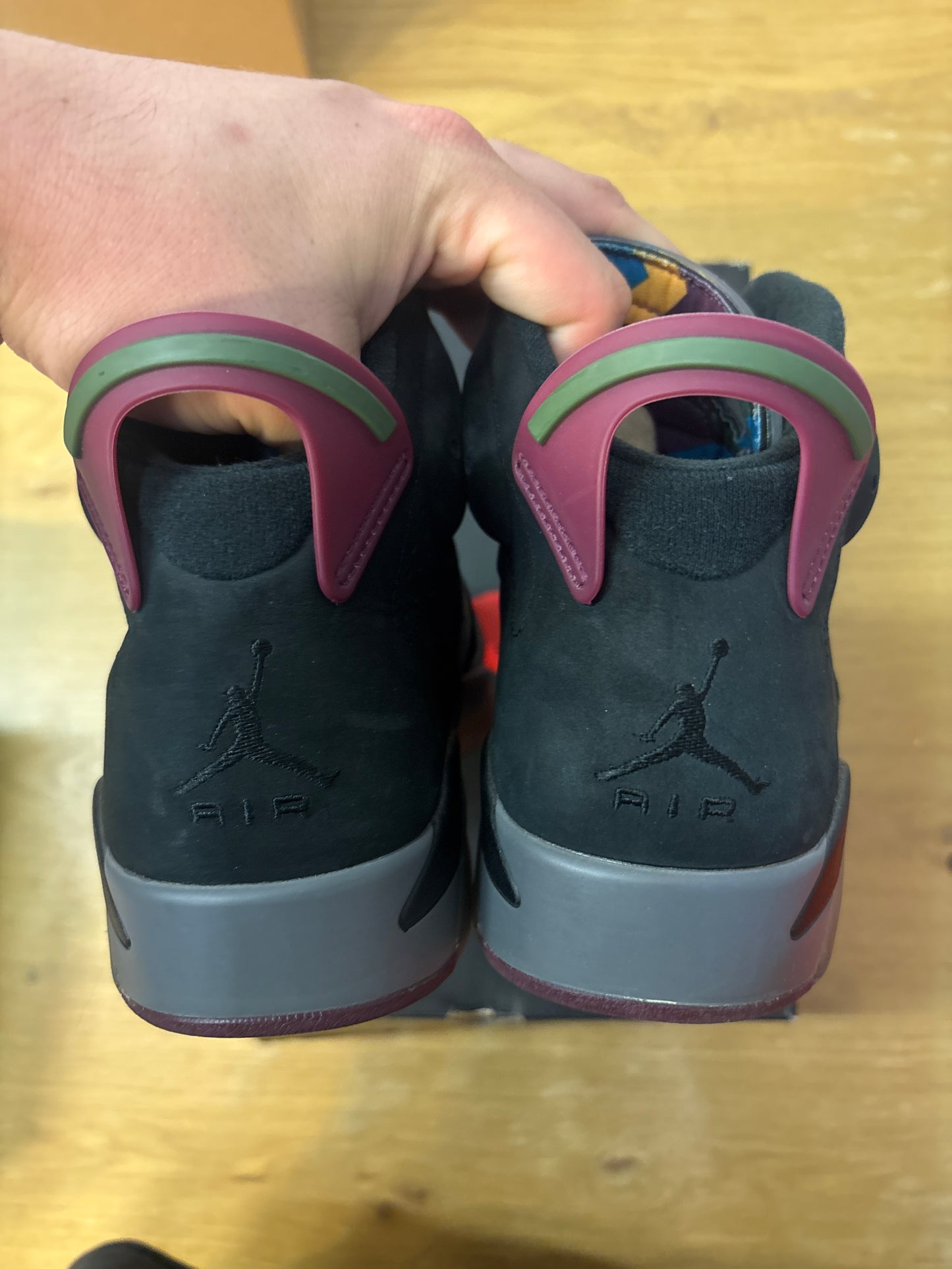 JORDAN 6 BORDEAUX USED SZ 8.5