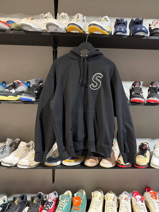 Supreme hoodie big s black