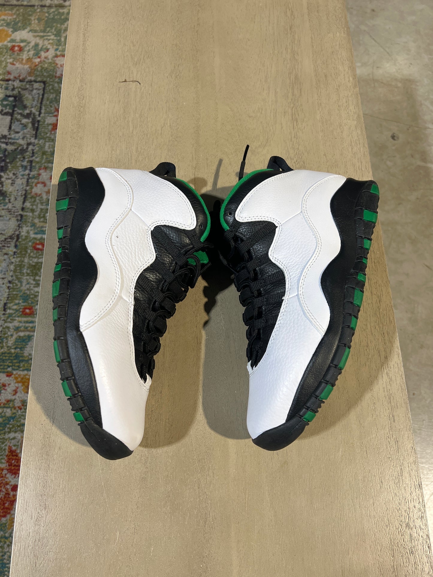Air Jordan 10 Seattle Sonics Used Sz 8.5 NB