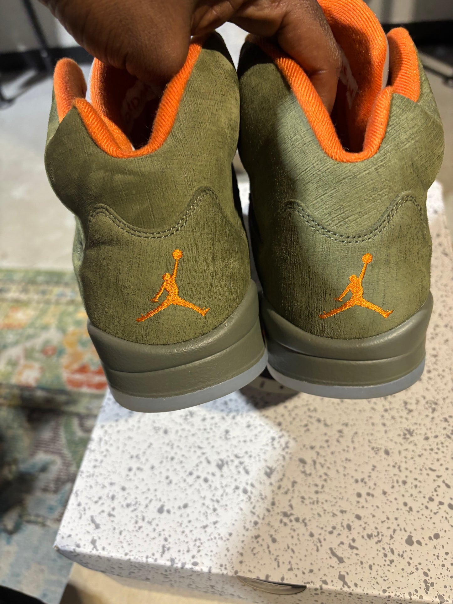 Jordan 5 Olive Used Sz 10.5