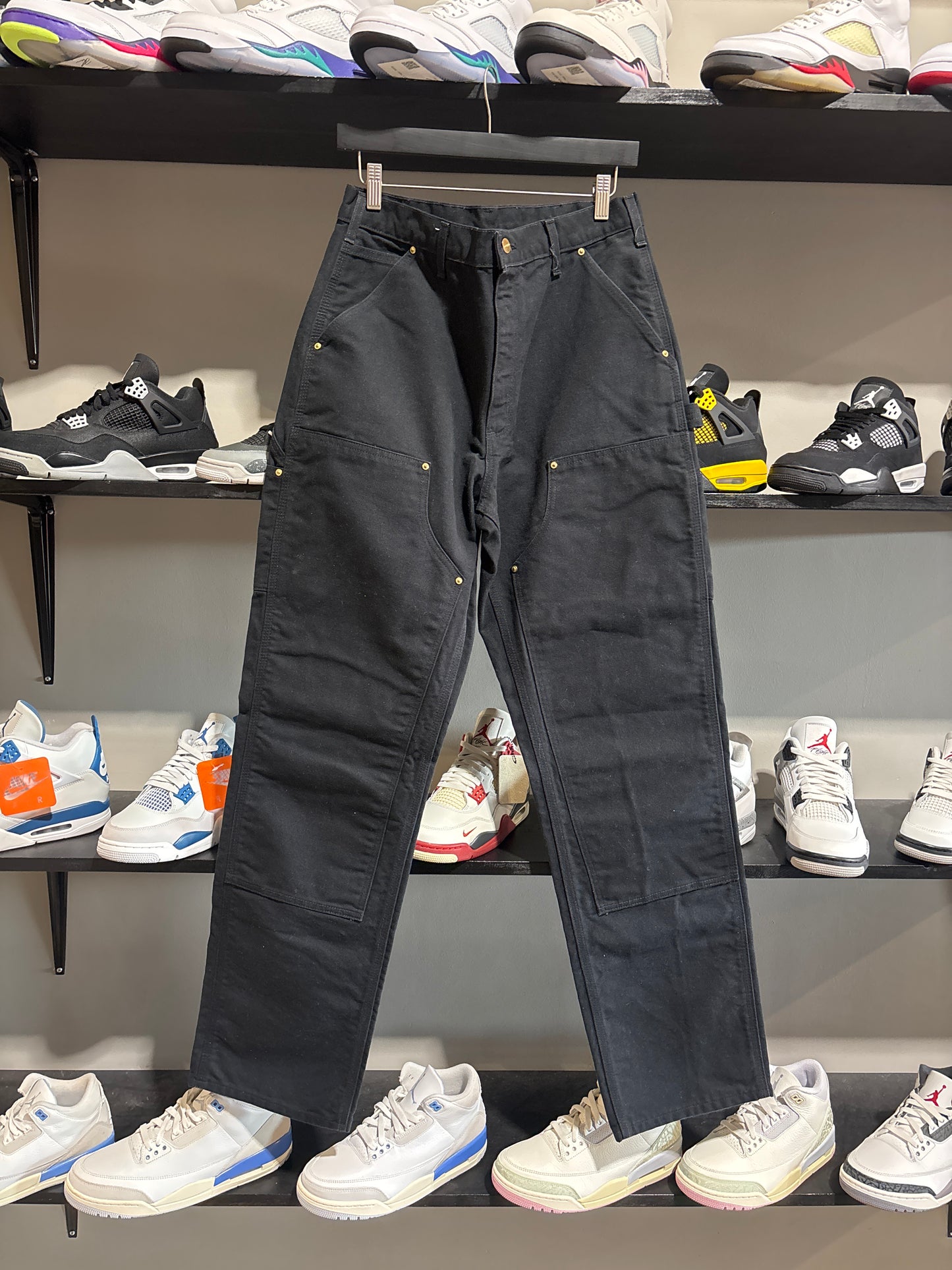 Black Carhartt Double Knee Size 33