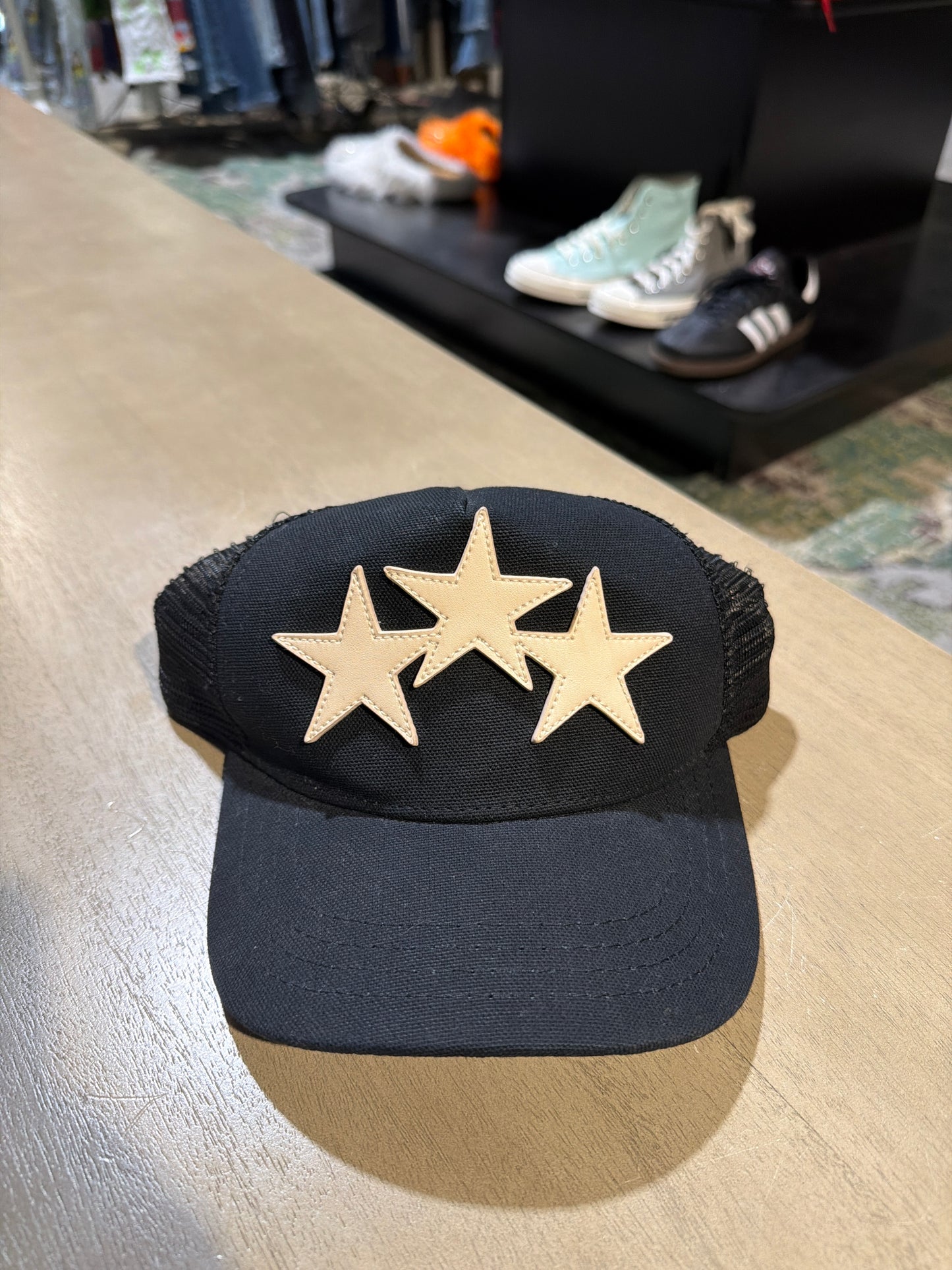 Amiri Black/Khaki Star Trucker