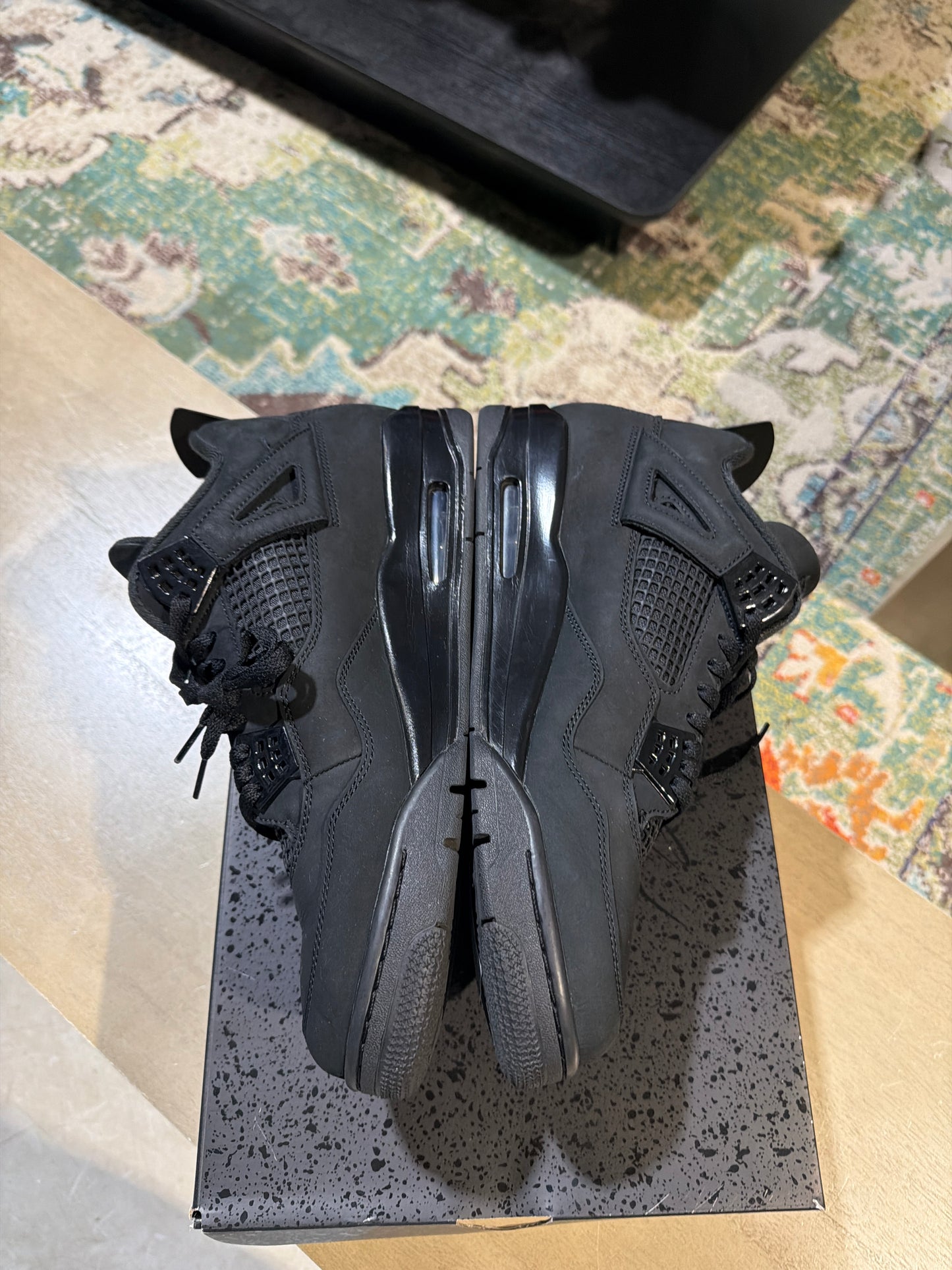 Jordan 4 Black Cat Used Sz 13 (1)