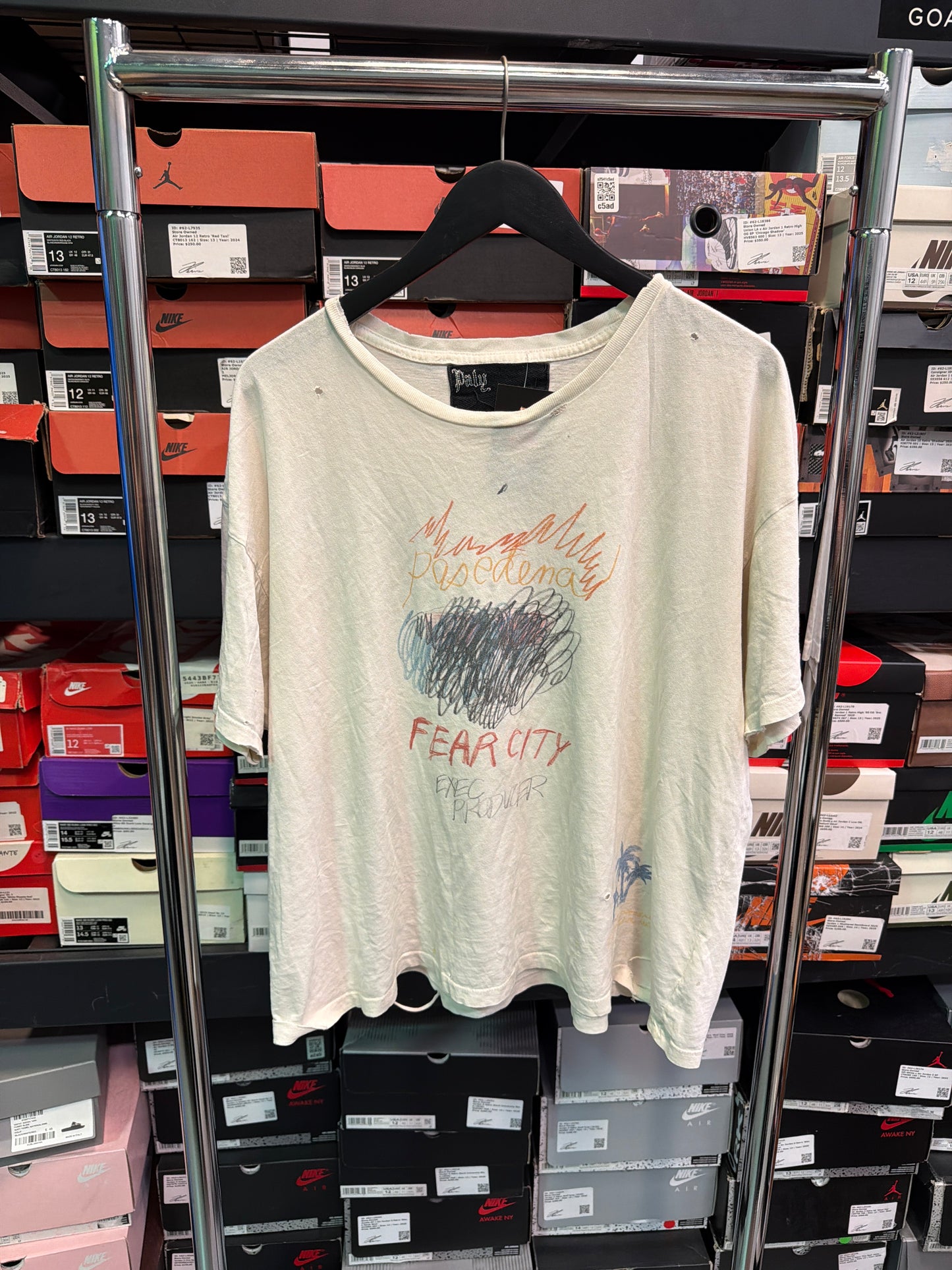 Paly Fear City Tee Size M