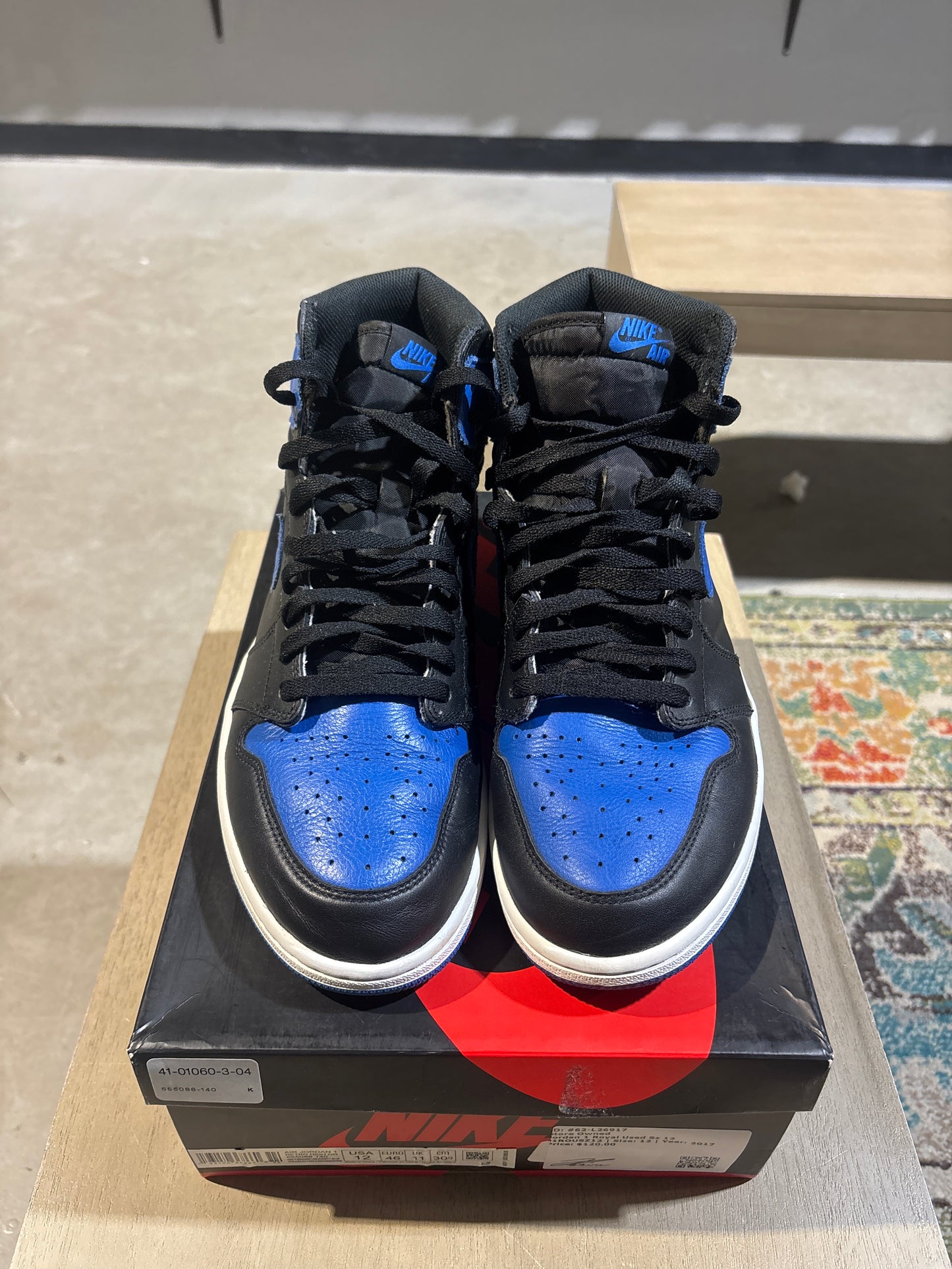 Jordan 1 Royal Used Sz 12