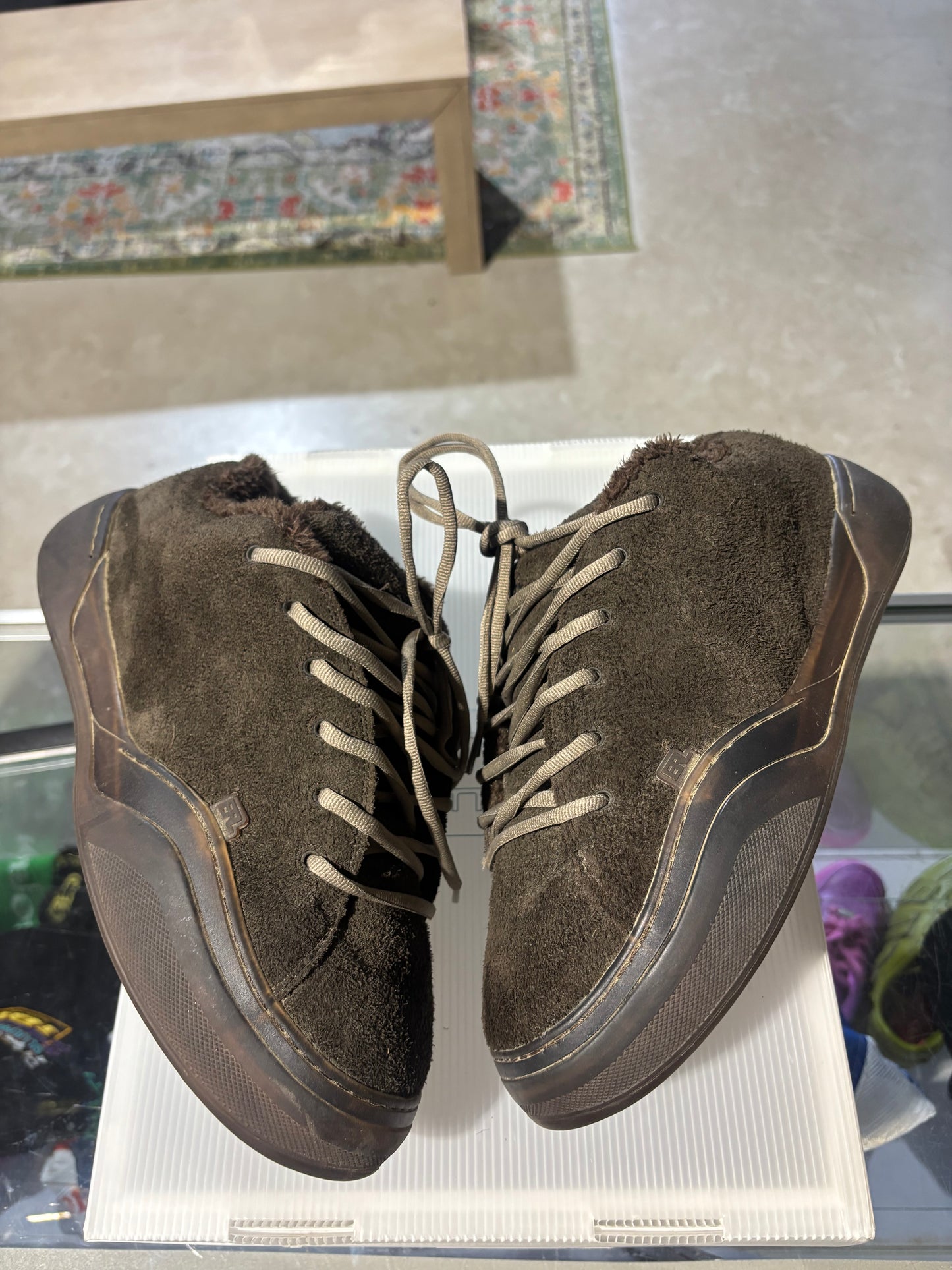 ERL Vamp Sneakers Dark Brown Used Sz 12