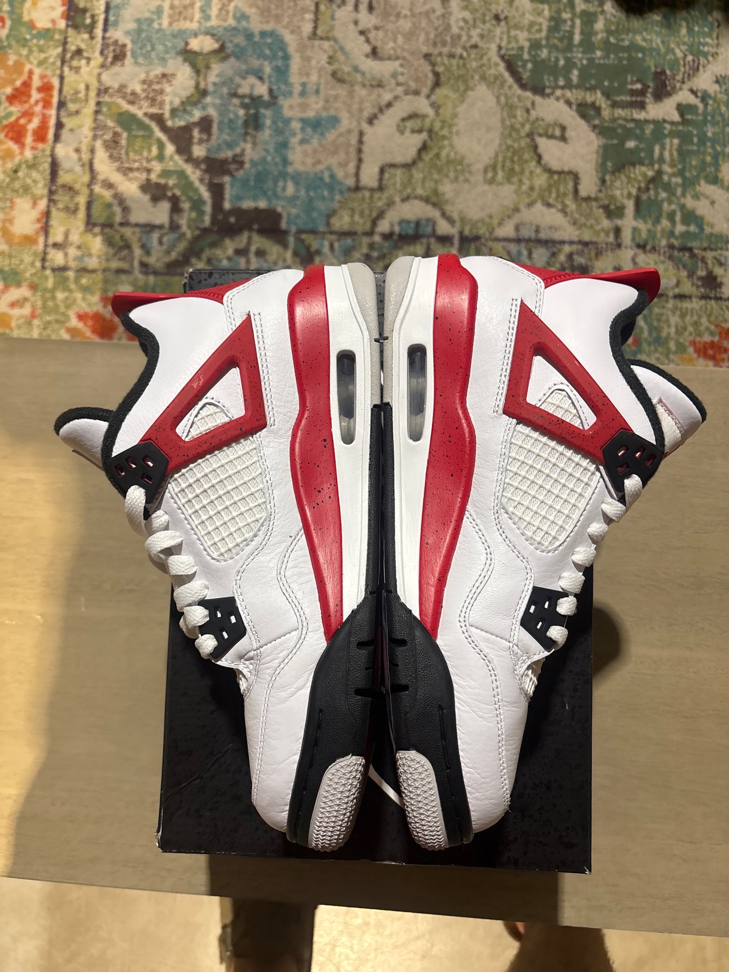 Jordan 4 red cement gs used sz 6.5Y 2