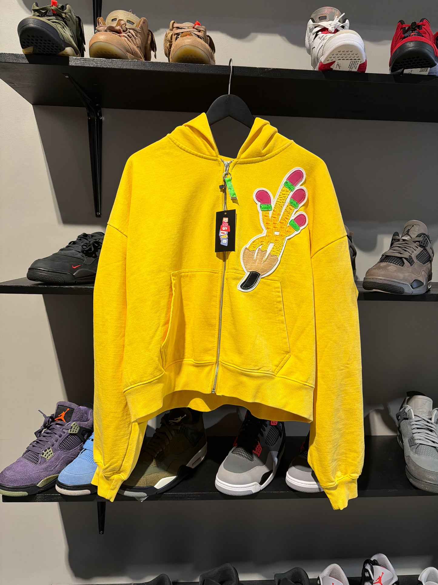 YKWYK YELLOW/MULTI ZIPUP