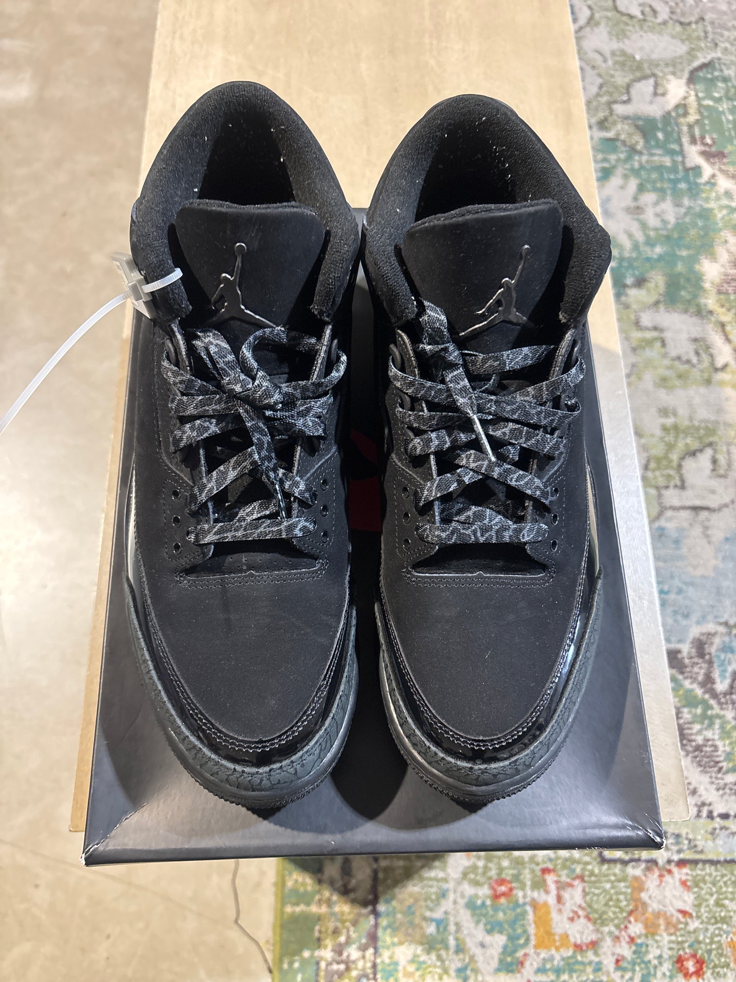 Jordan 3 Black Cat Used Sz 11.5  (1)