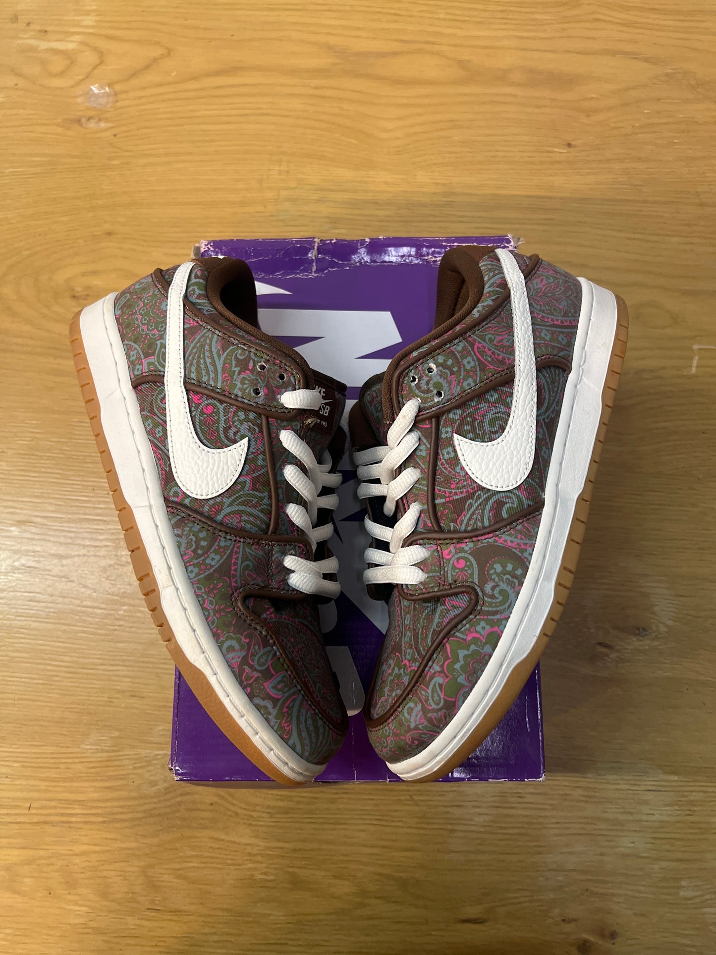DUNK LOW PRO PREMIUM SB PAISLEY USED SIZE 8.5