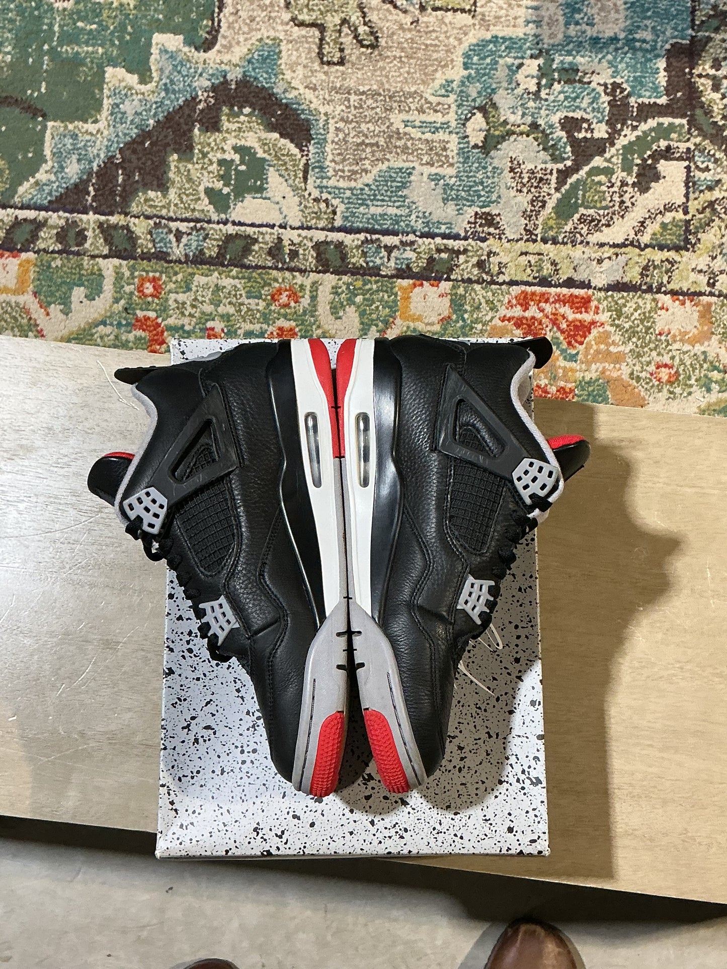 Jordan 4 Bred Reimagined Used Sz 10.5 (1)