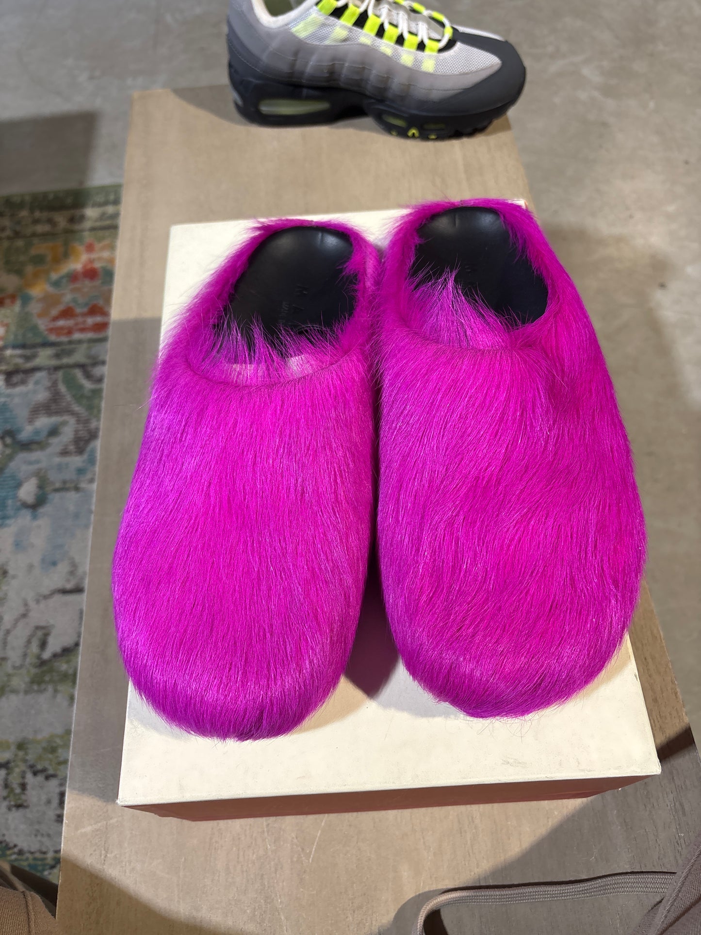 Marni slide fuchsia used sz 10