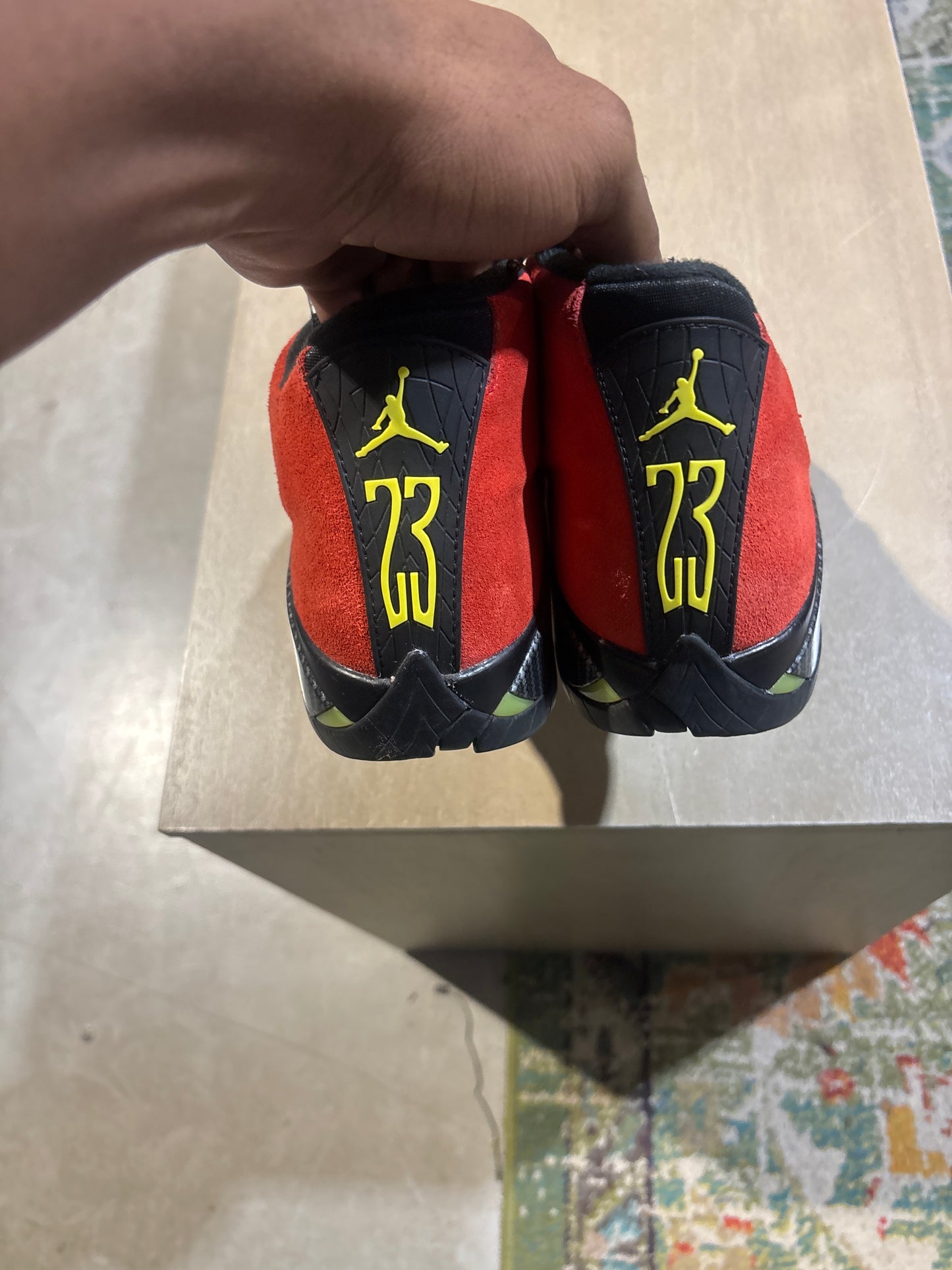 Jordan 14 Ferrari Used Sz 7Y NB