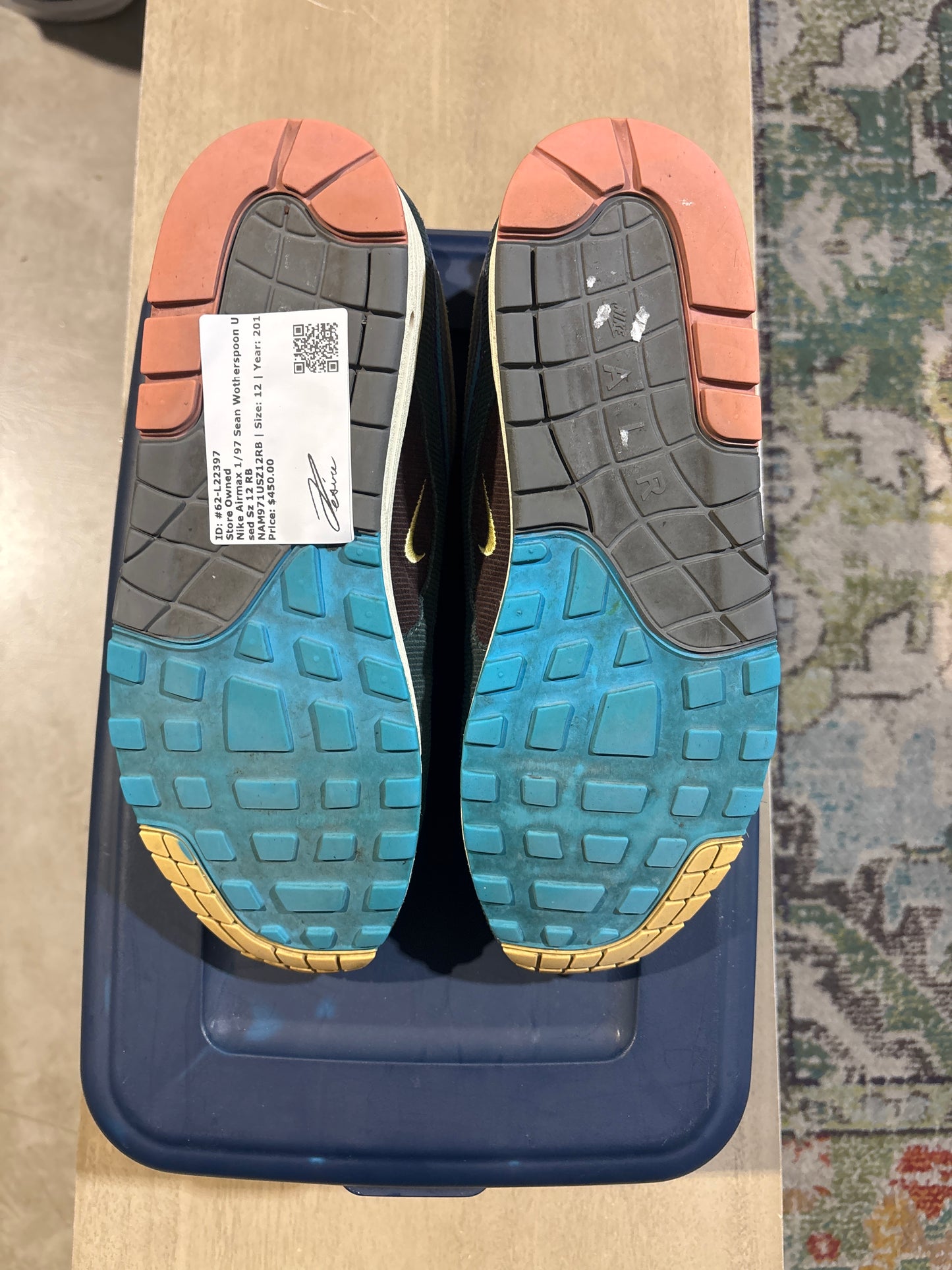 Nike Airmax 1/97 Sean Wotherspoon Used Sz 12 RB