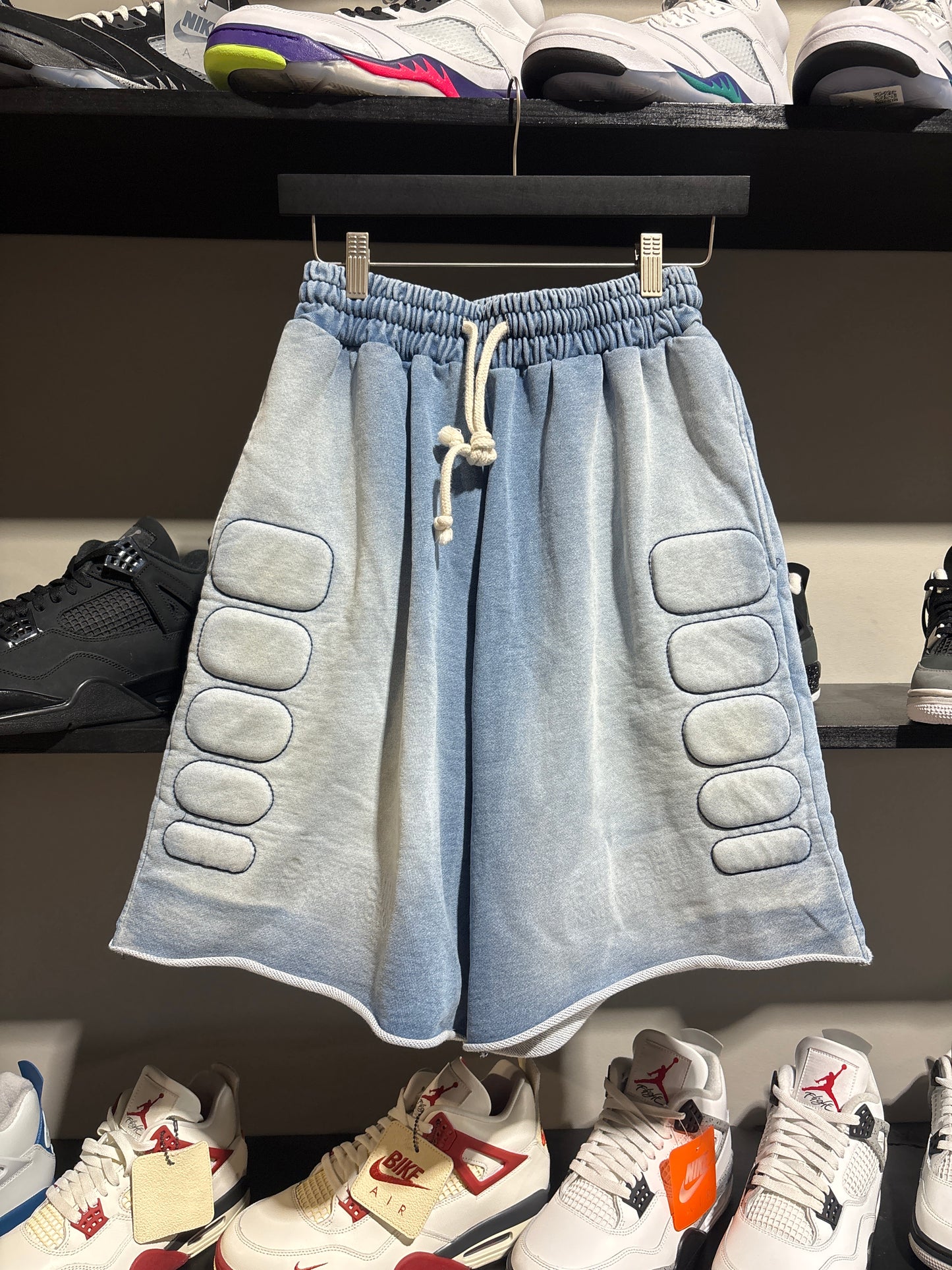 Blue Padded Satoshi Sweatshorts Sz XL