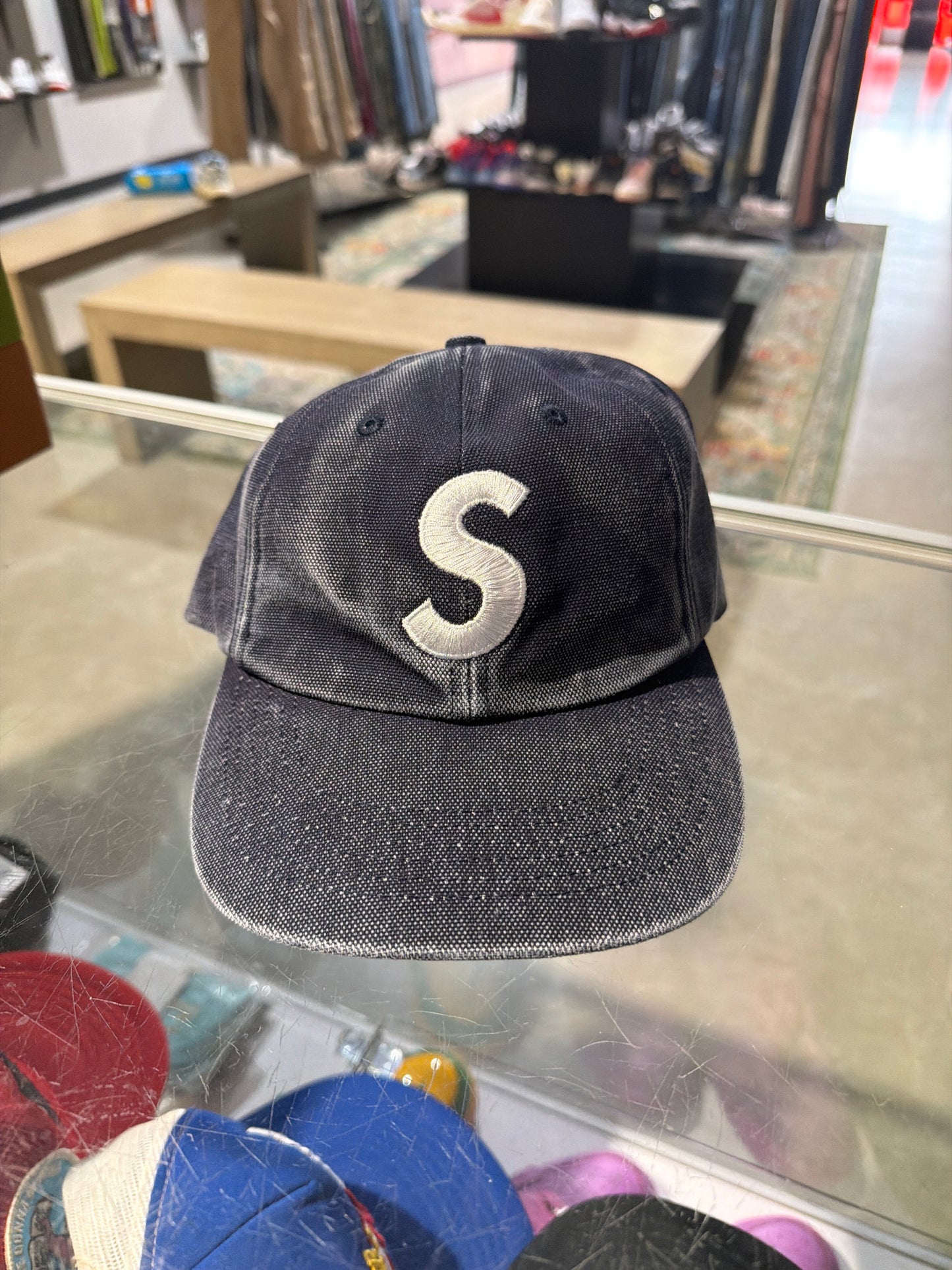 Supreme Big S Denim Hat