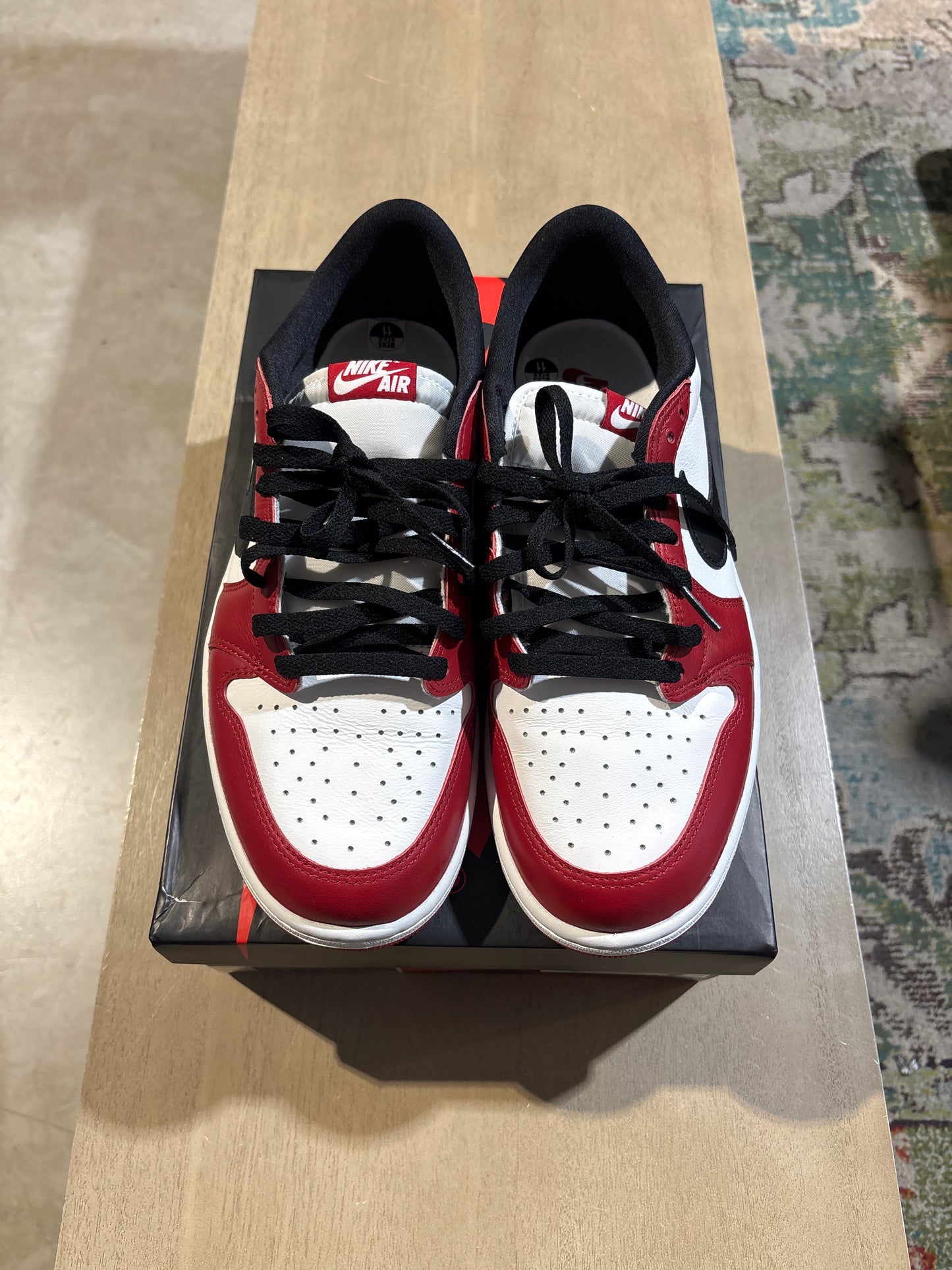 Jordan 1 Low Chicago Used Sz 11