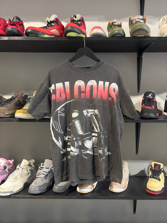 Vintage Falcons Big Helmet Tee Sz L