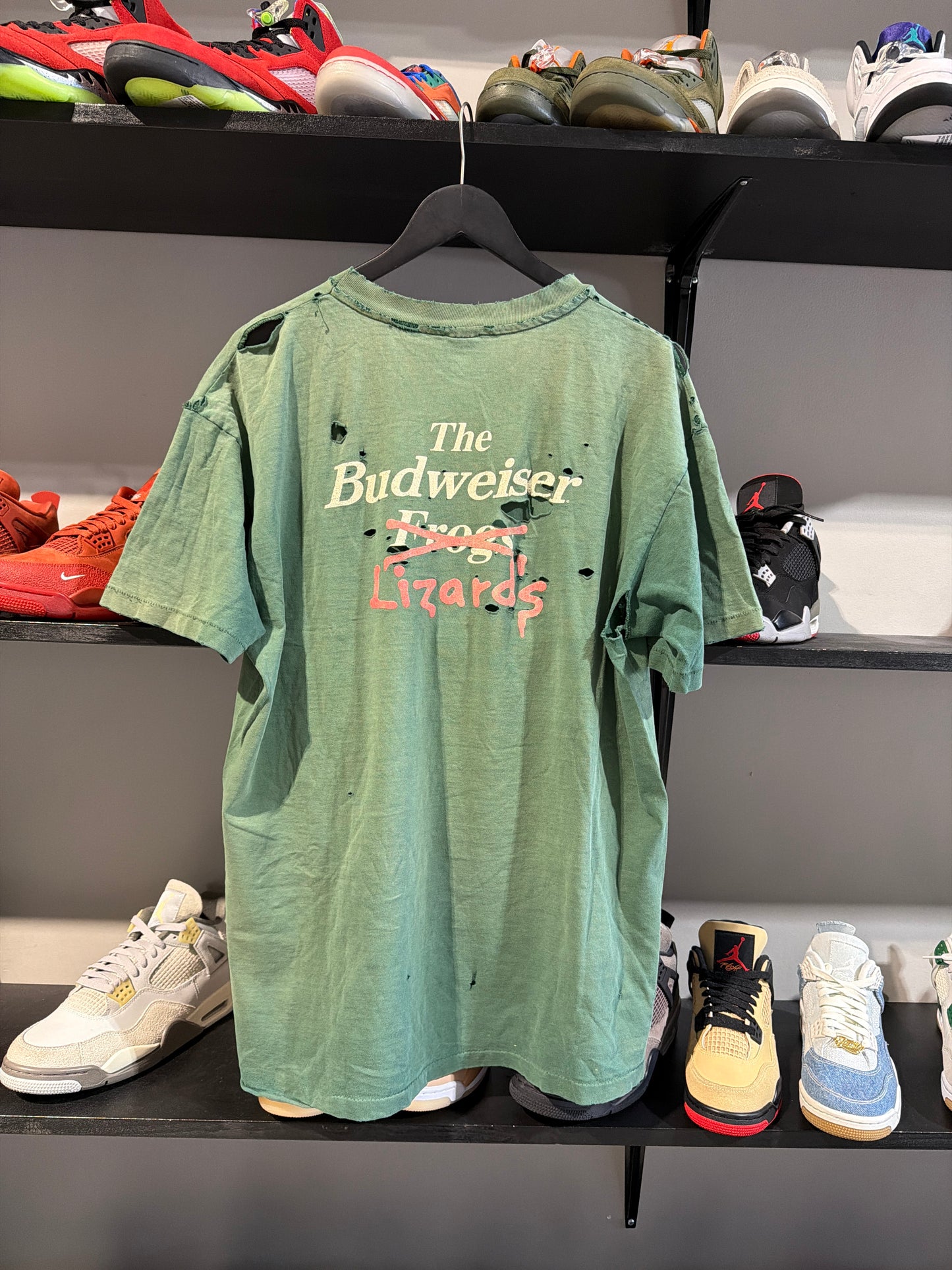 Vintage Budweiser Thrashed Lizard Tee