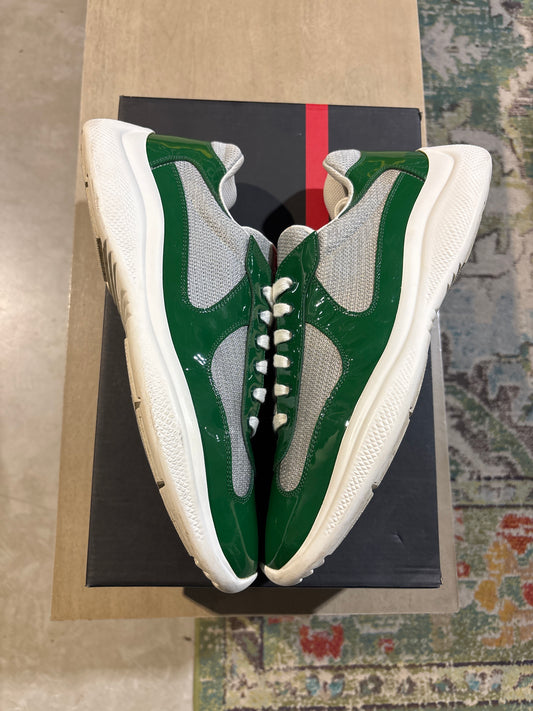 Prada Cup Green/White Used Sz 11