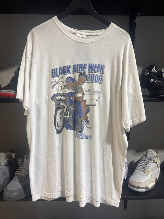 vintage 2006 black bike week tee