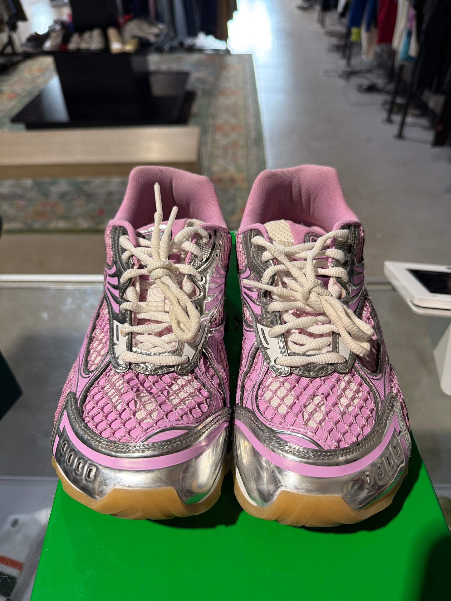 Bottega Orbit Pink/Gum Used Sz 5.5