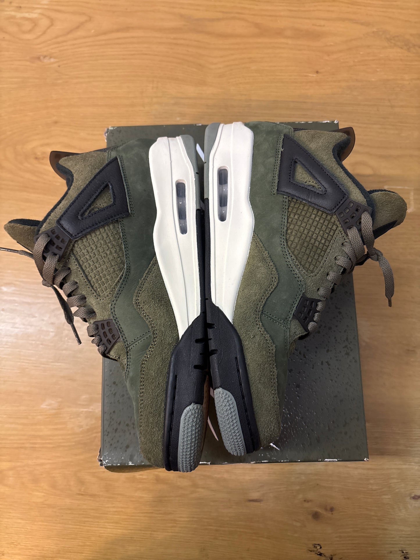 Jordan 4 Olive Craft Used Sz 10.5