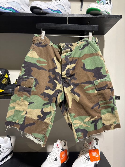 vintage army camo shorts 2