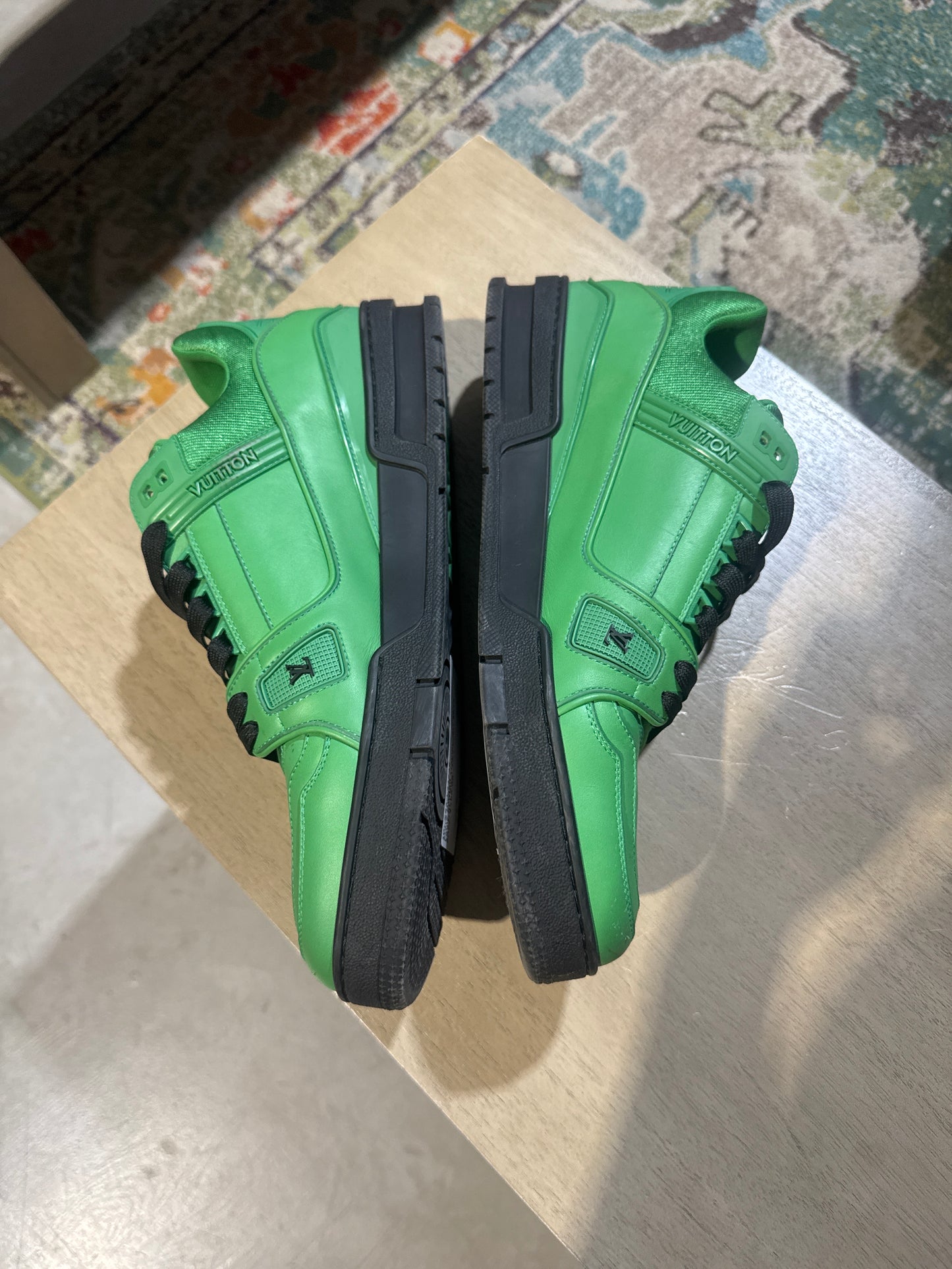 Louis Vuitton Trainer Green Used Sz 10 NB
